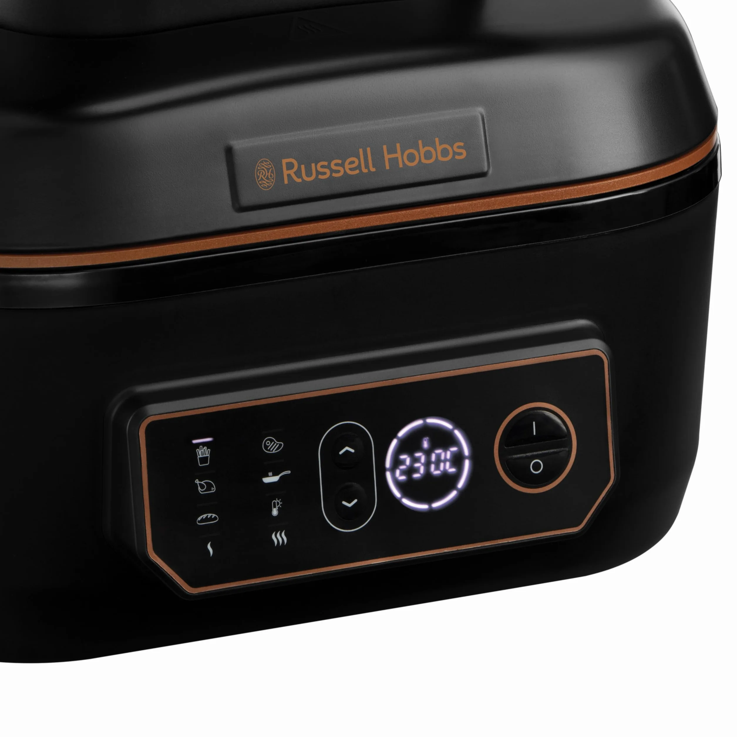 Russell Hobbs Frytkownica beztłuszczowa XL 5,5L [Air Fryer / Grill / Multicooker] Rapid Air (można myć w zmywarce, grzanie górne i dolne, wolnowar, pieczenie, mrożona pizza Ø 30cm) SatisFry 26520-56