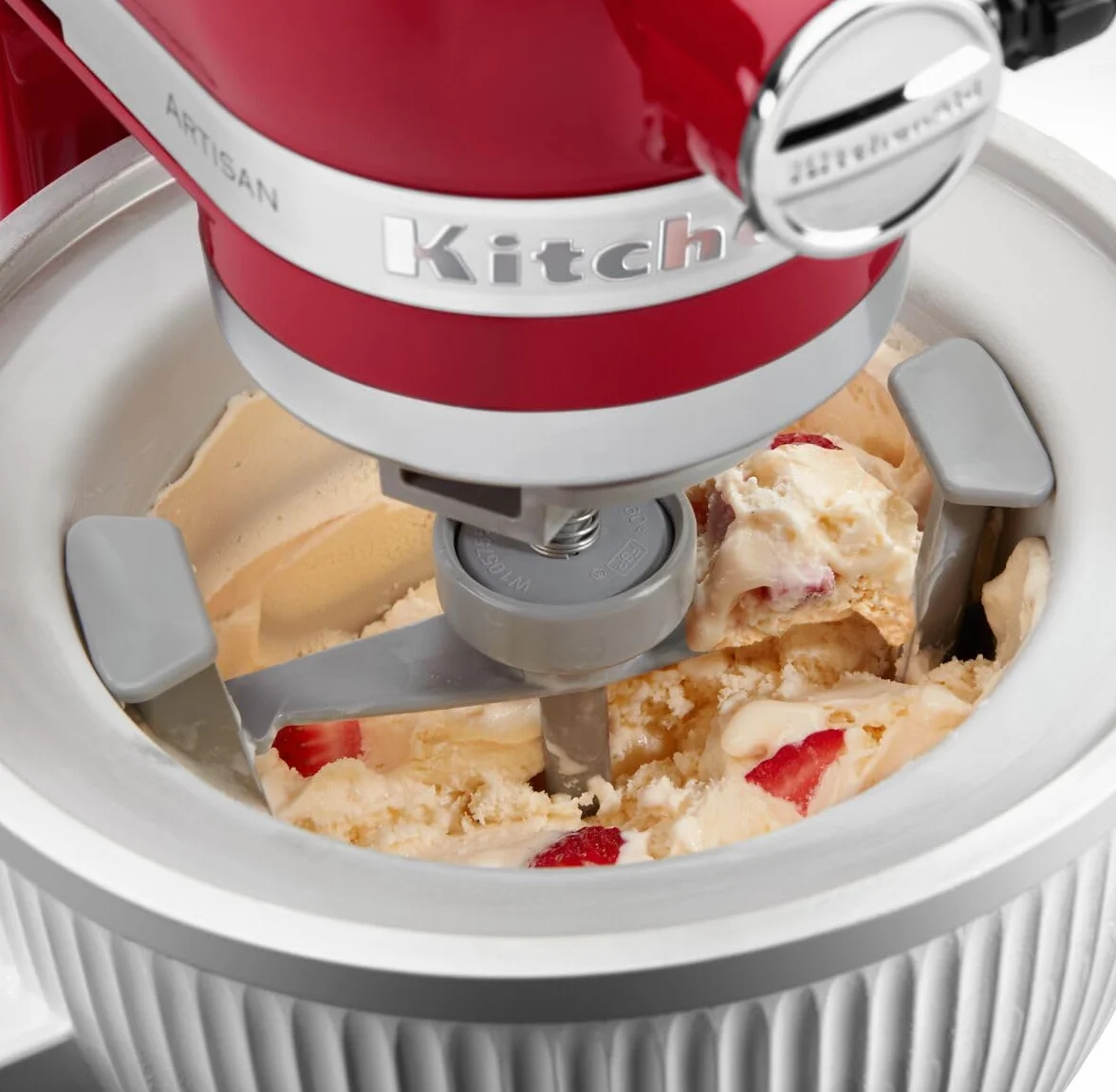 KitchenAid 5KSMICM Maszyna do lodów, aluminium