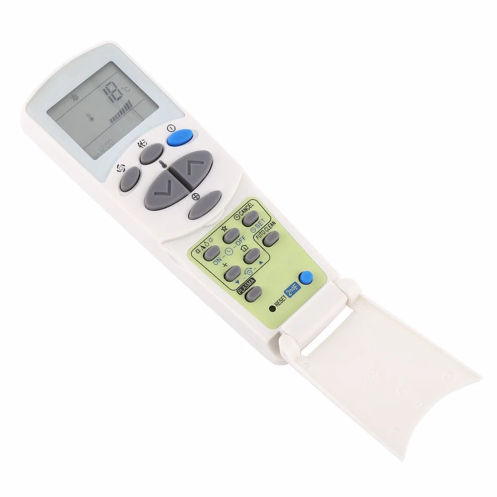 Tosuny Uniwersalny pilot zdalnego sterowania do klimatyzatora zamiennik kontrolera LCD klimatyzatora do 6711A90032L, rozmiar przenośny, nie wymaga konfiguracji, biały