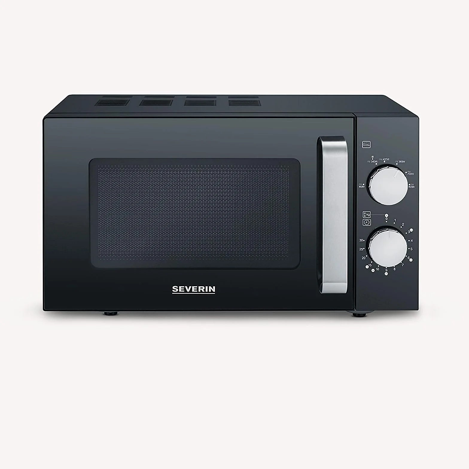 Severin MW 7761 kuchenka mikrofalowa solo z dnem ceramicznym, pojemność 20 l, elektroniczna manualna, 10 programów, moc 800 W
