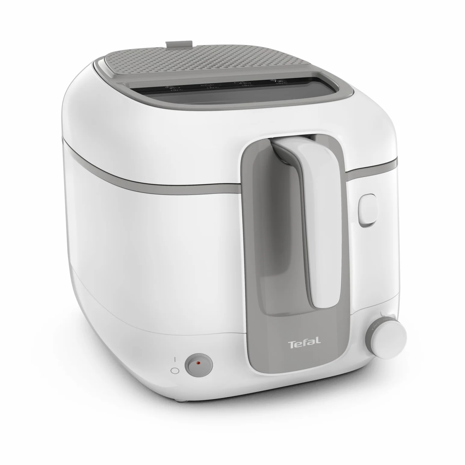 Tefal FR3100 Super Uno Frytkownica, duża pojemność, okienko podglądowe, 1400 W, 2,2 l oleju, 1,5 kg produktu, biały/szary
