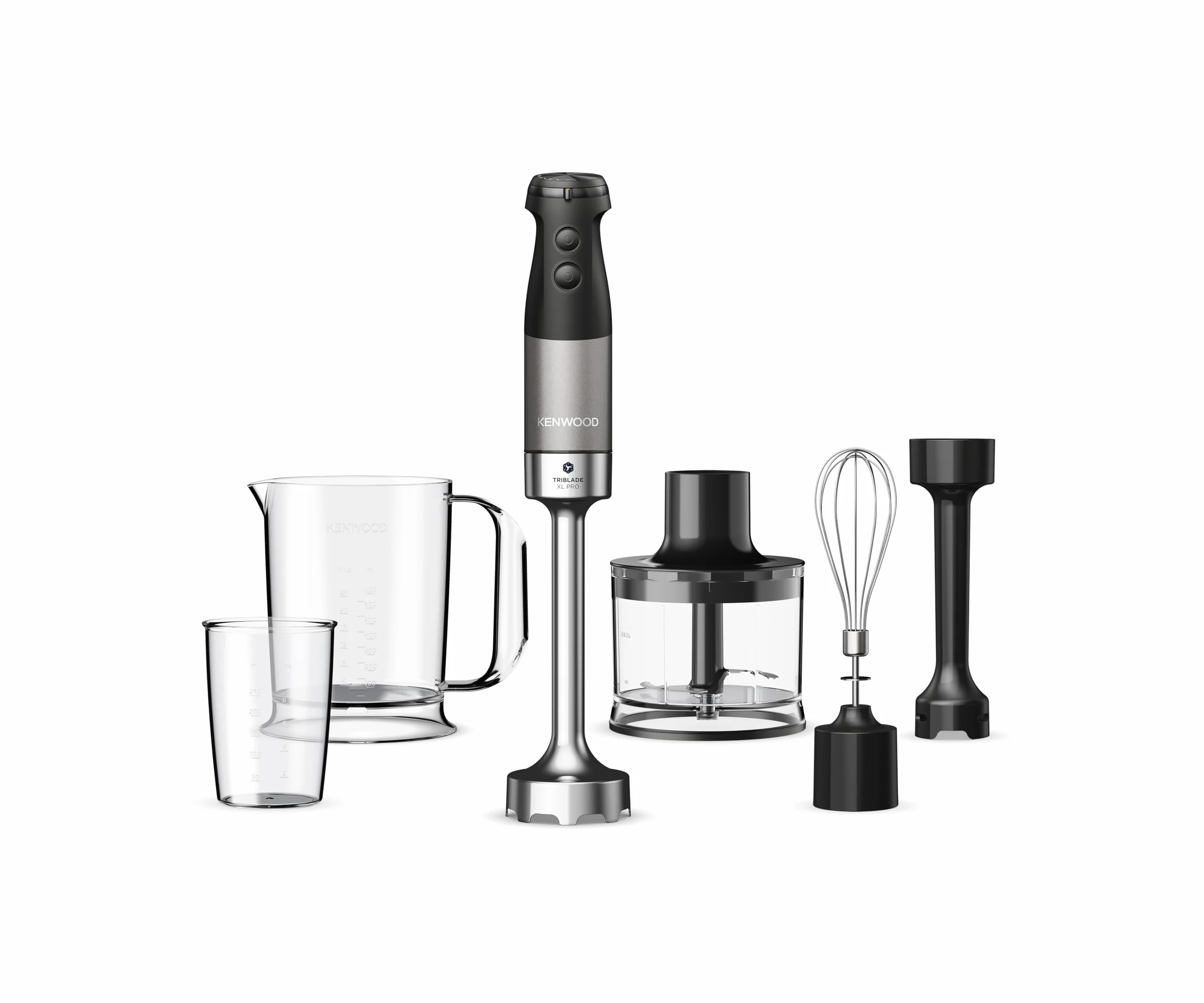 Kenwood Triblade XL Pro HBM80.322BK Minipier 1200 W Stal nierdzewna