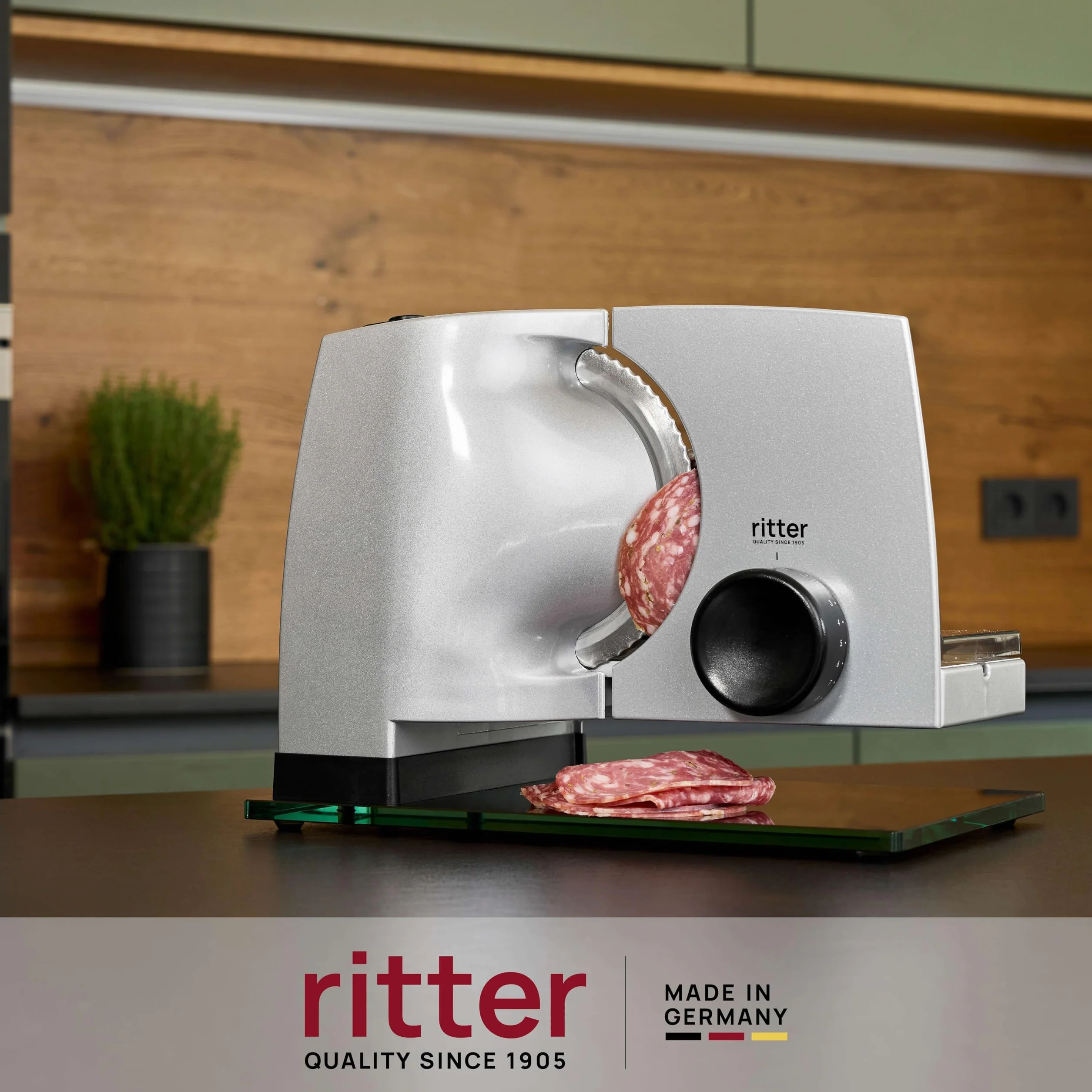 Ritter Sono 1 Elektryczna Krajalnica do Chleba Metalowa Made in Germany