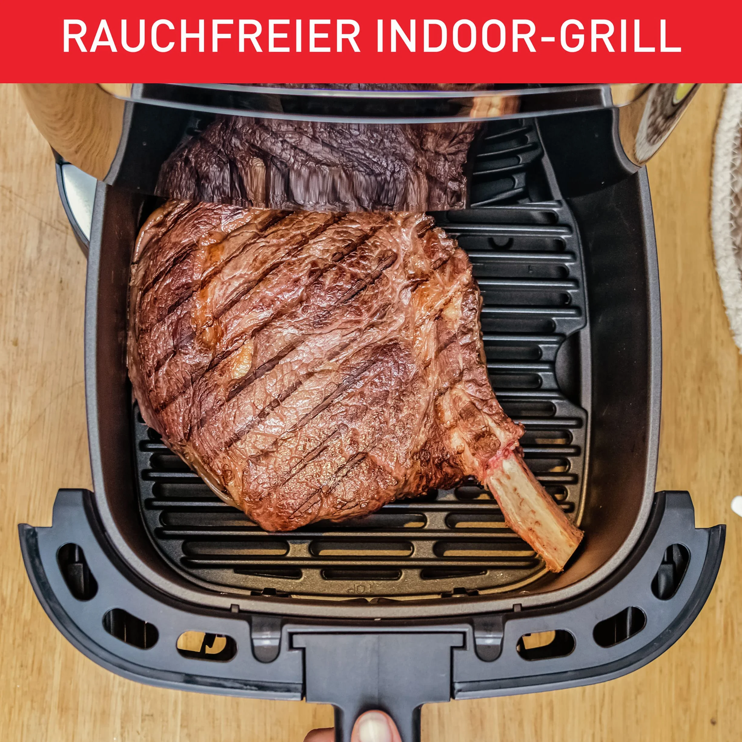 TEFAL EY8018 Easy Fry&Grill XXL Frytkownica beztłuszczowa/ grill 2w1, 6,5l pojemności, wkładka flexcook 2 dania jednocześnie, smażenie bez oleju, 70% oszczędności energii, 8 programów, 8 osób, czarna