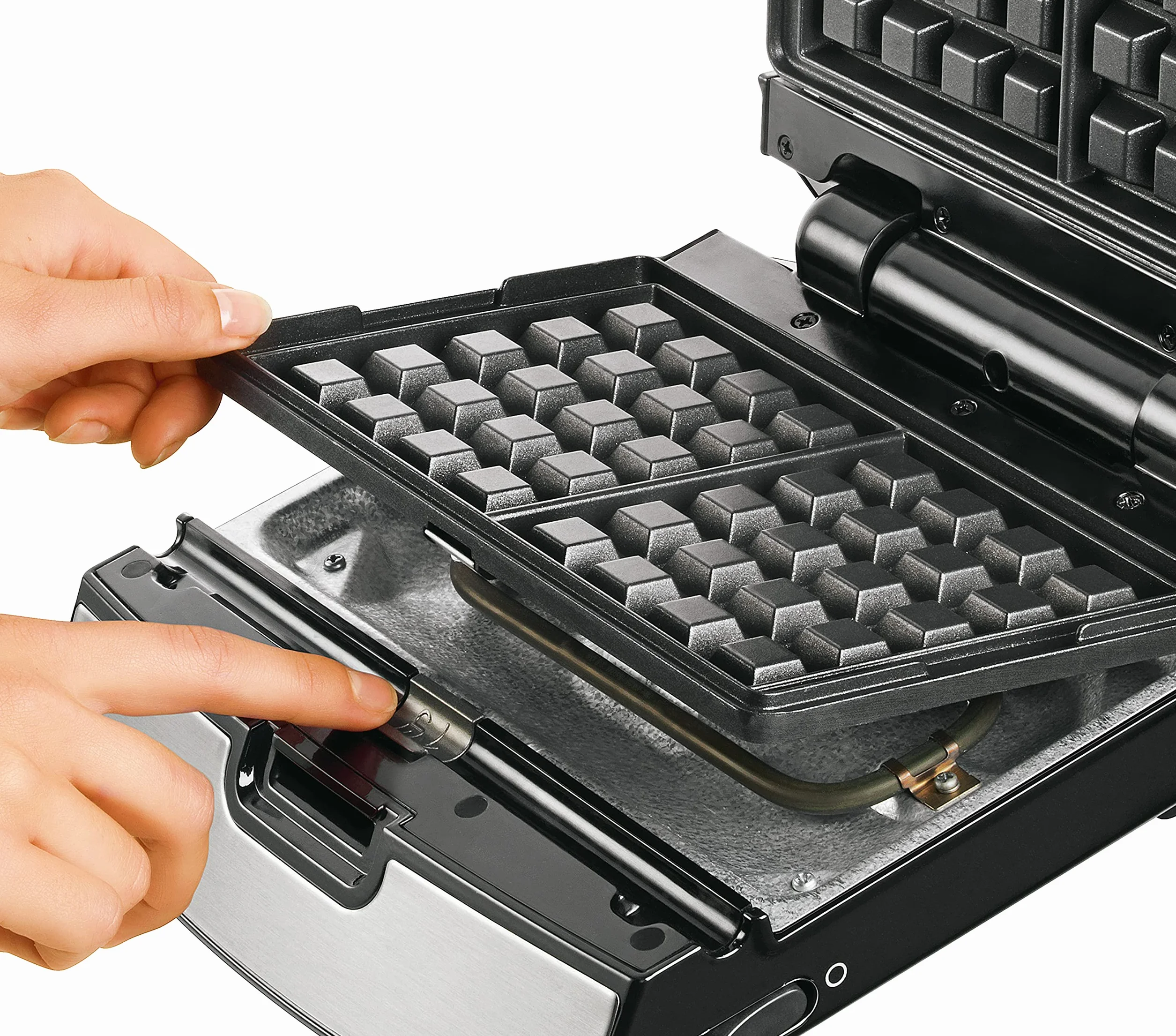 TEFAL Snack Collection SW854 Opiekacz, 4 wymienne komplety płyt w zestawie, moc 700W, możliwość mycia płyt w zmywarce, srebrny