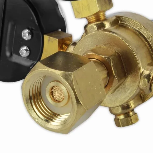 Butla gazowa z argonem CO2 8 l 1,5 m3 z regulatorem Exakt Vogelmann, butla gazowa do spawania, regulator spawania gazowego