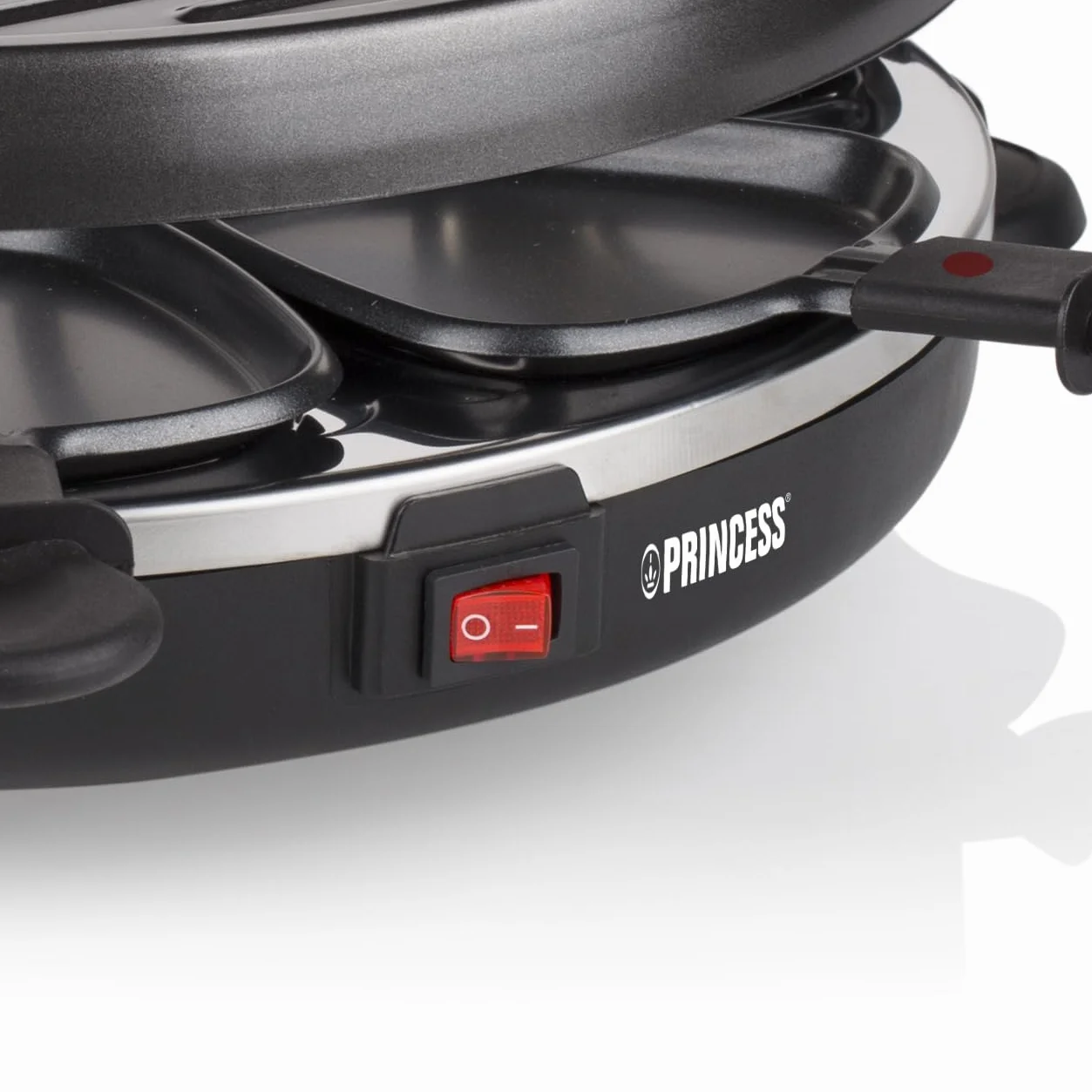 Princess Raclette Grill 6-osobowy okrągła kamienna płyta grillowa Ø 30 cm
