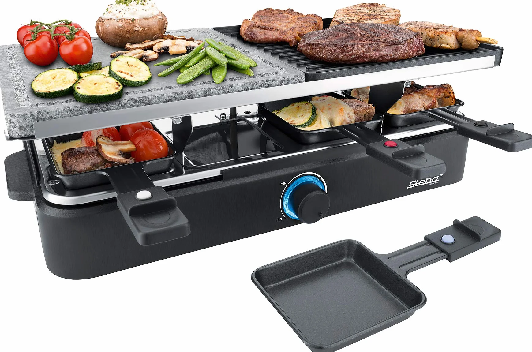 Steba RC 18 1400 W Czarny Stal nierdzewna