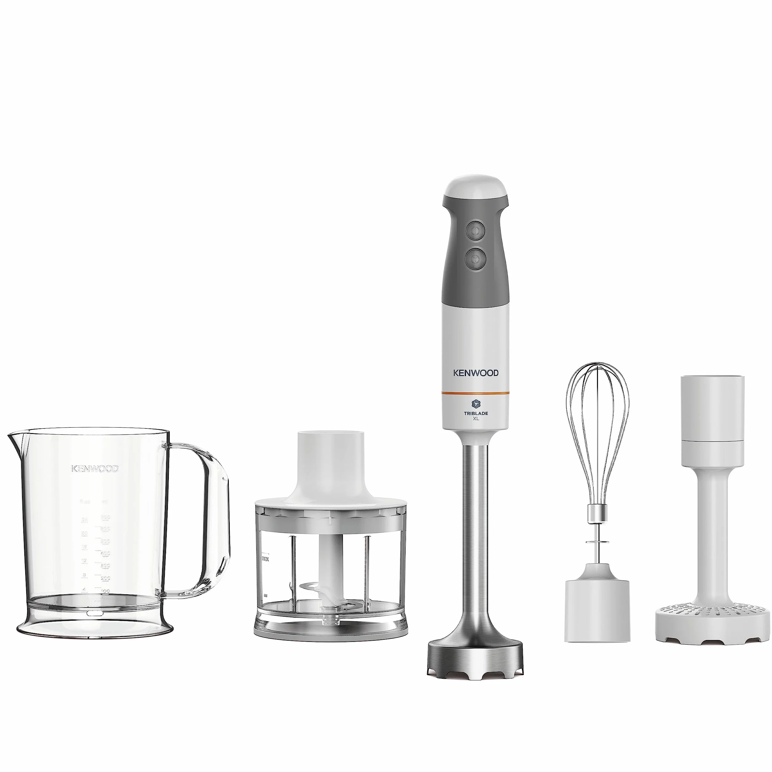 Kenwood blender ręczny Triblade XL HBM40.306WH 850 W stal nierdzewna biały szary