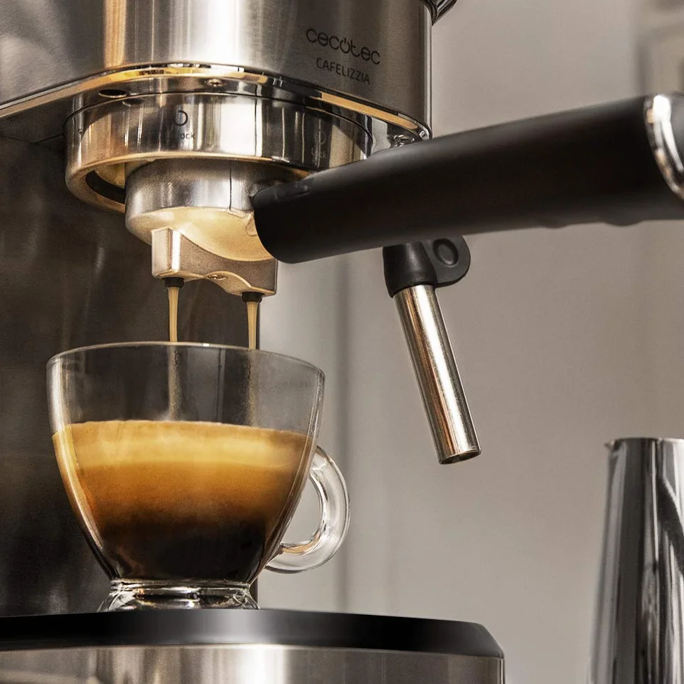 Cecotec Cafelizzia 790 Ekspres do Kawy, Srebrny/Czarny