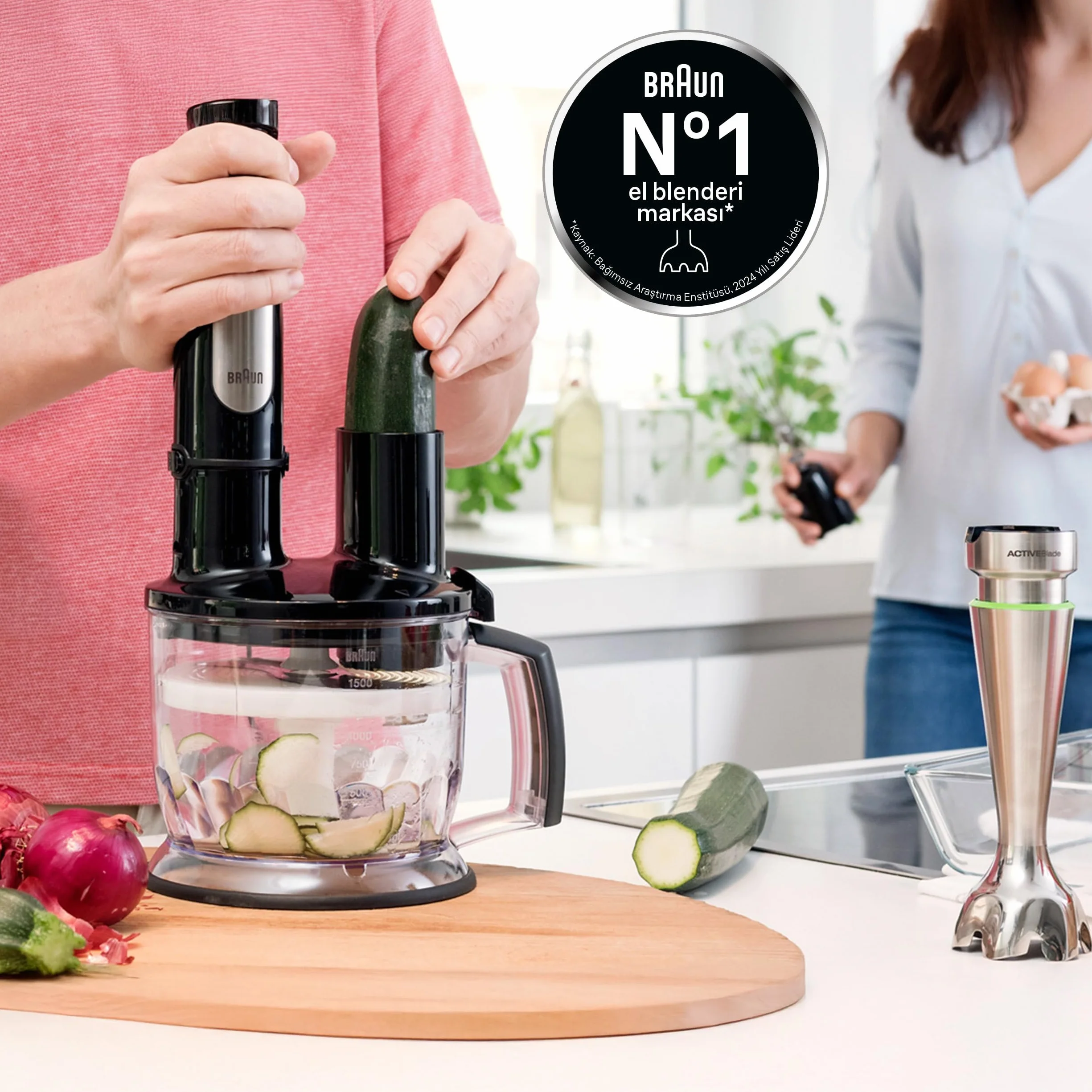Braun MultiQuick 7 MQ 7075X blender ręczny immersyjny ze stali nierdzewnej ActiveBlade