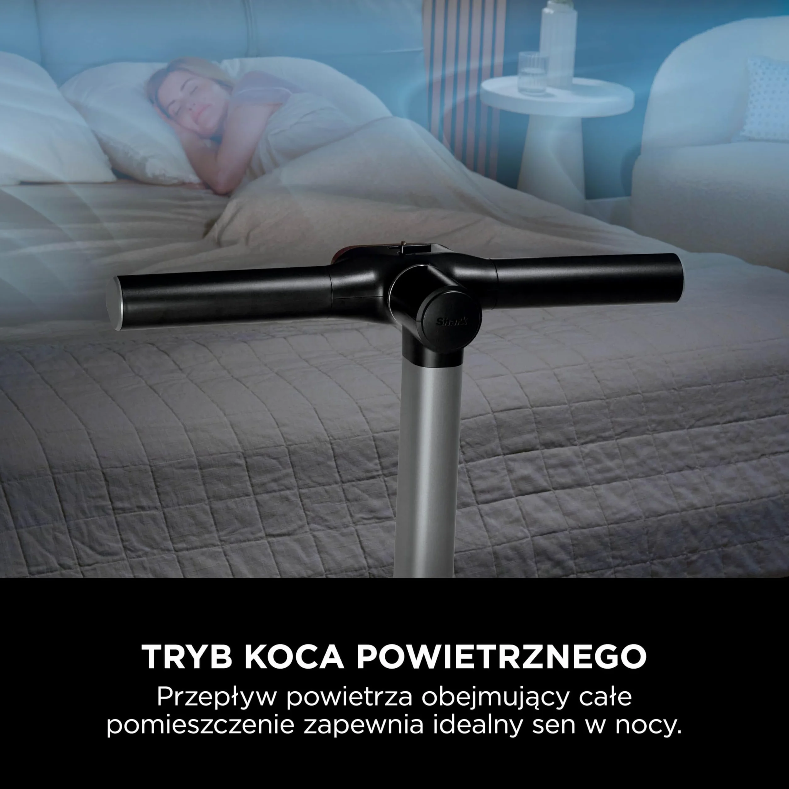 Shark TurboBlade Cool termowentylator podwójny wentylator nagrzewnica z pilotem czarny TH200EU