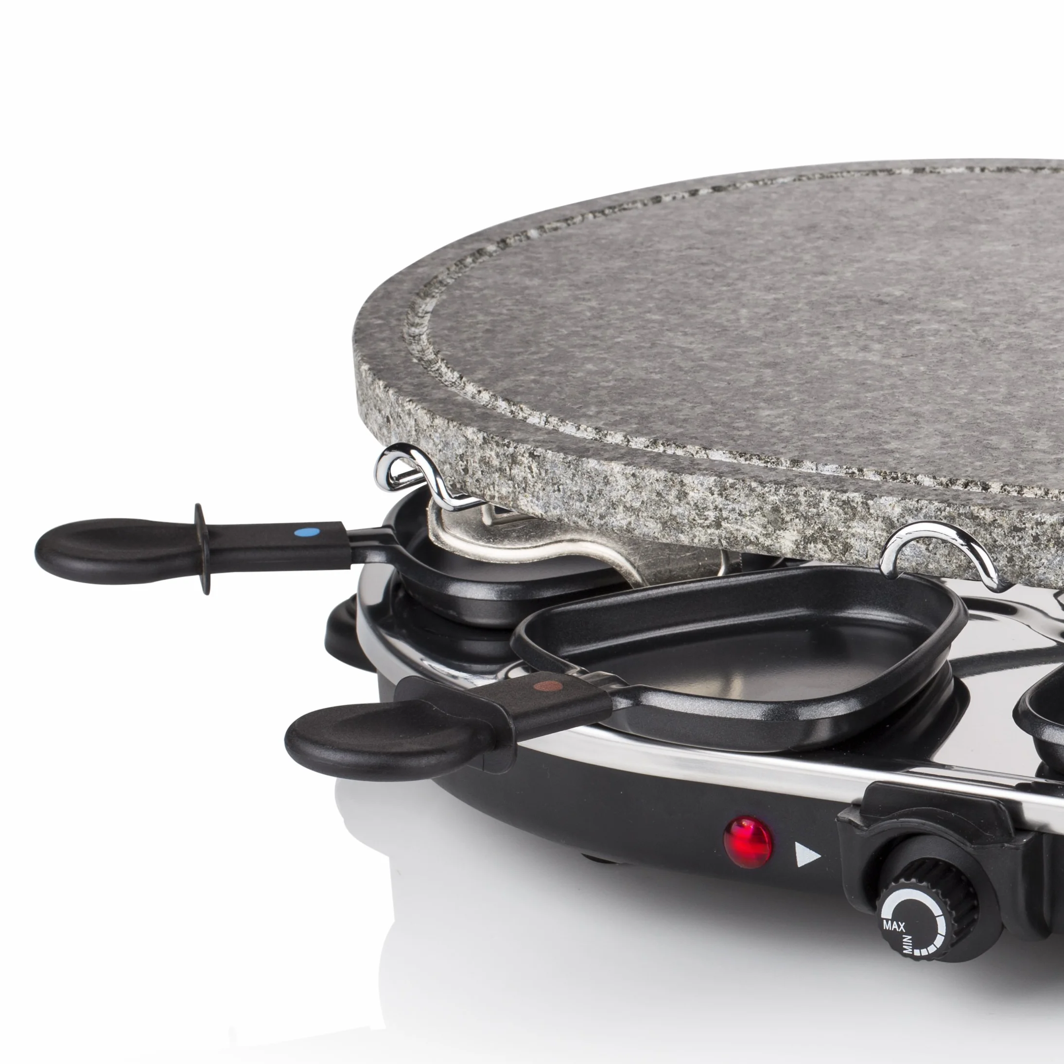 Princess Owalny Grill Do Raclette 1200 W Regulowany Termostat Dla 8 Osób Patelnia z Powłoką Zapobiegającą Przywieraniu