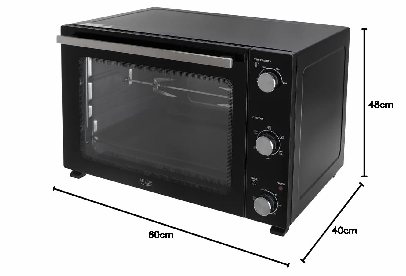ADLER EUROPE 6028 Piekarnik elektryczny 60L