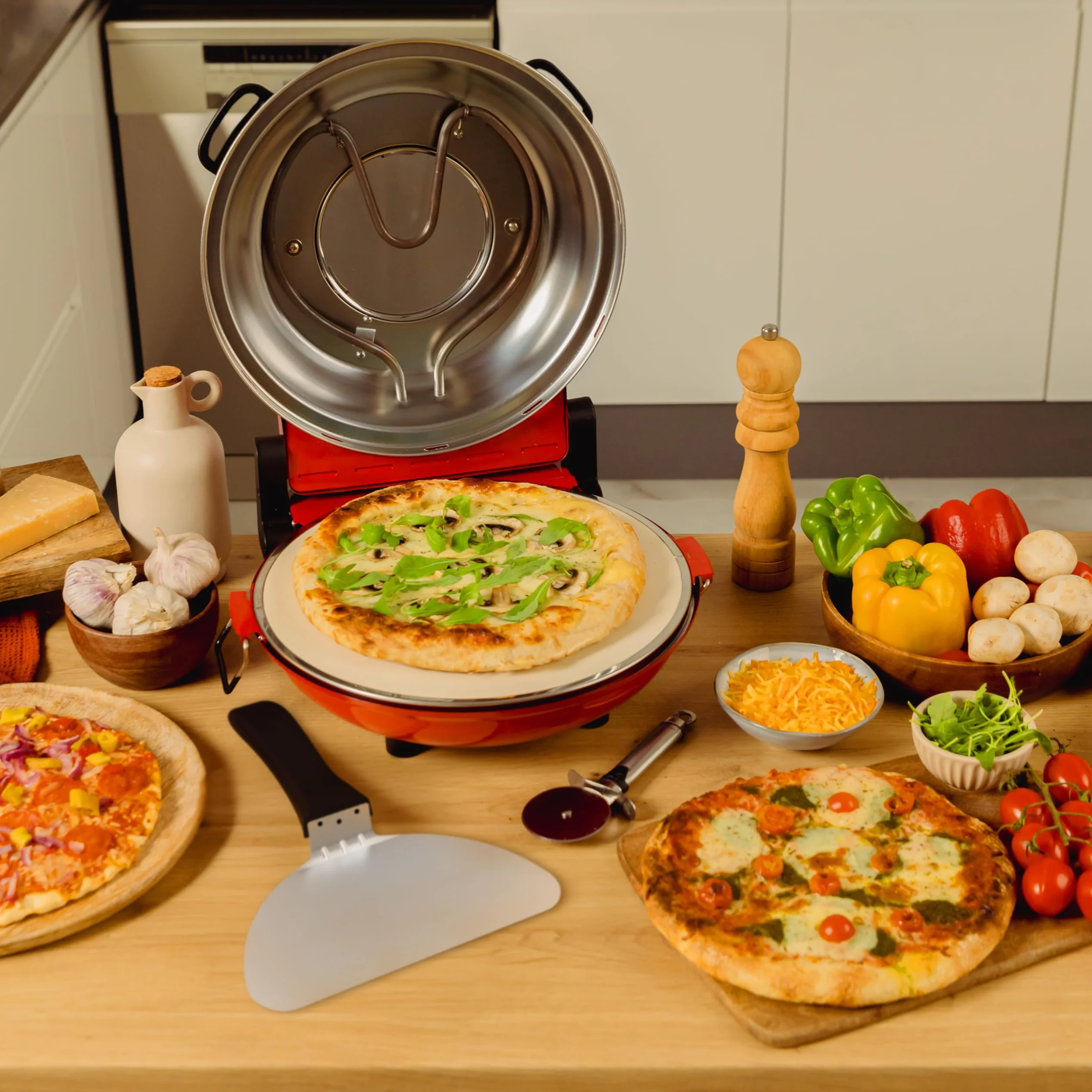Cecotec Elektryczny piec do pizzy Pizza&Co Mamma Mia Window 1200 W 400ºC