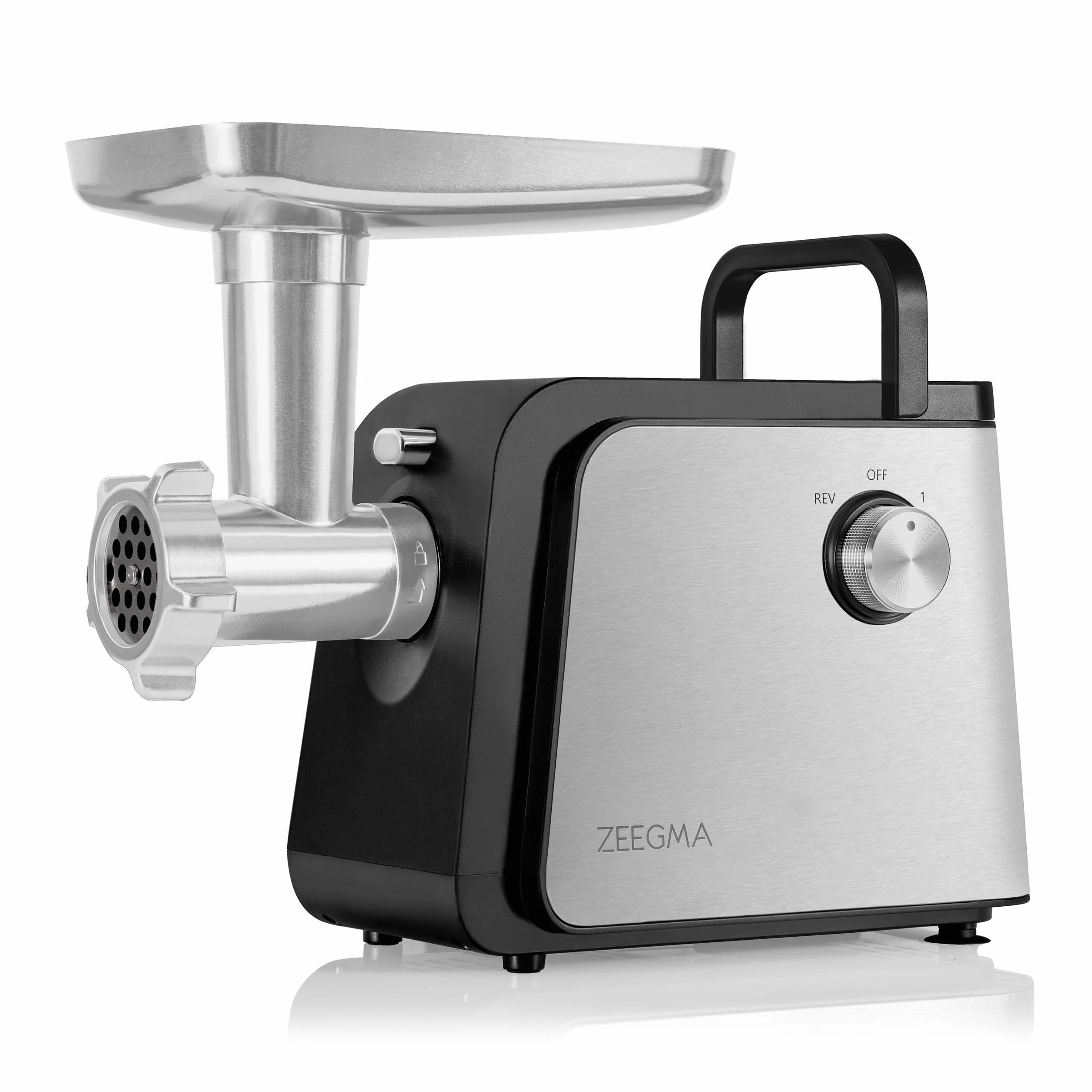 ZEEGMA MOLEN CHEF EASY Elektryczna Maszynka Do Mielenia Mięsa 2100 W 3 Tarcze Ze Stali Nierdzewnej