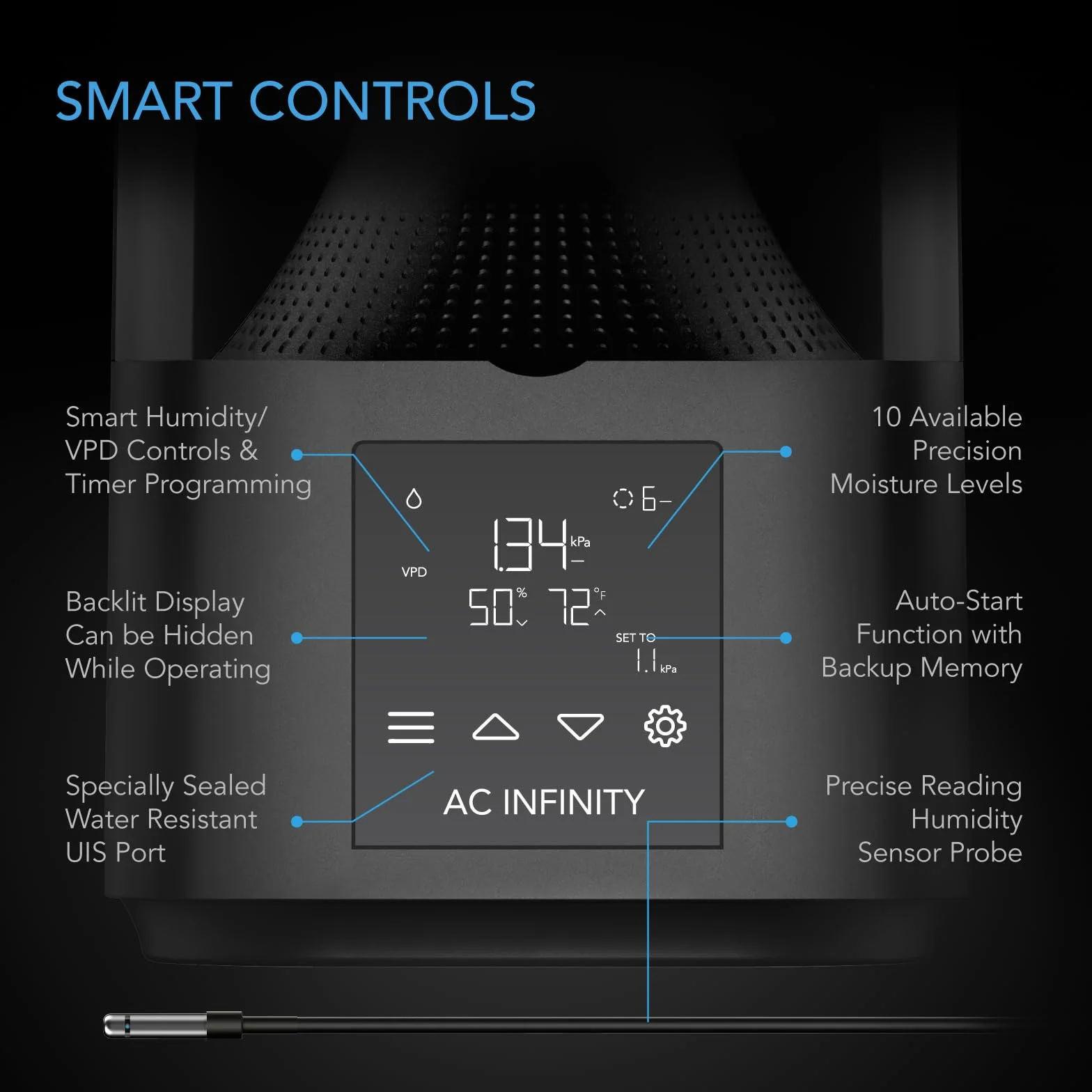 AC Infinity Humidifiers Single Room