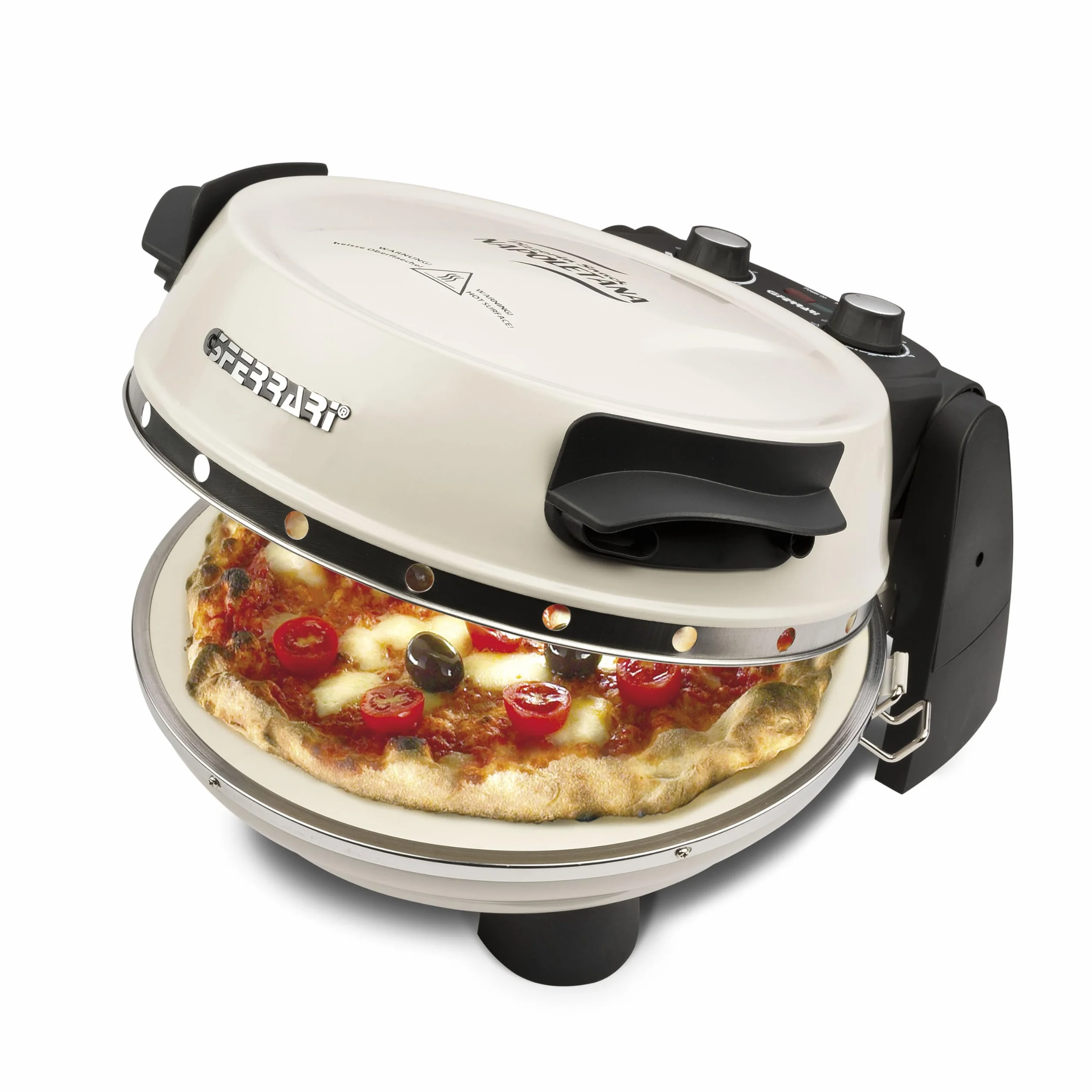 G3Ferrari elektryczny piec do pizzy Napoletana Icy Cream edycja limitowana do 400 stopni z kamieniem do pizzy zestaw