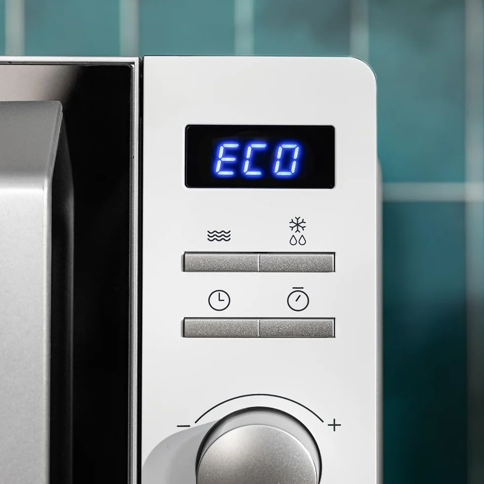 Cyfrowa kuchenka mikrofalowa z falownikiem 19L Proclean 5010 Inwerter White. 700 W, 5 poziomów mocy, niskie zużycie energii, wyświetlacz LED, talerz obrotowy 245 mm, timer, 8 trybów