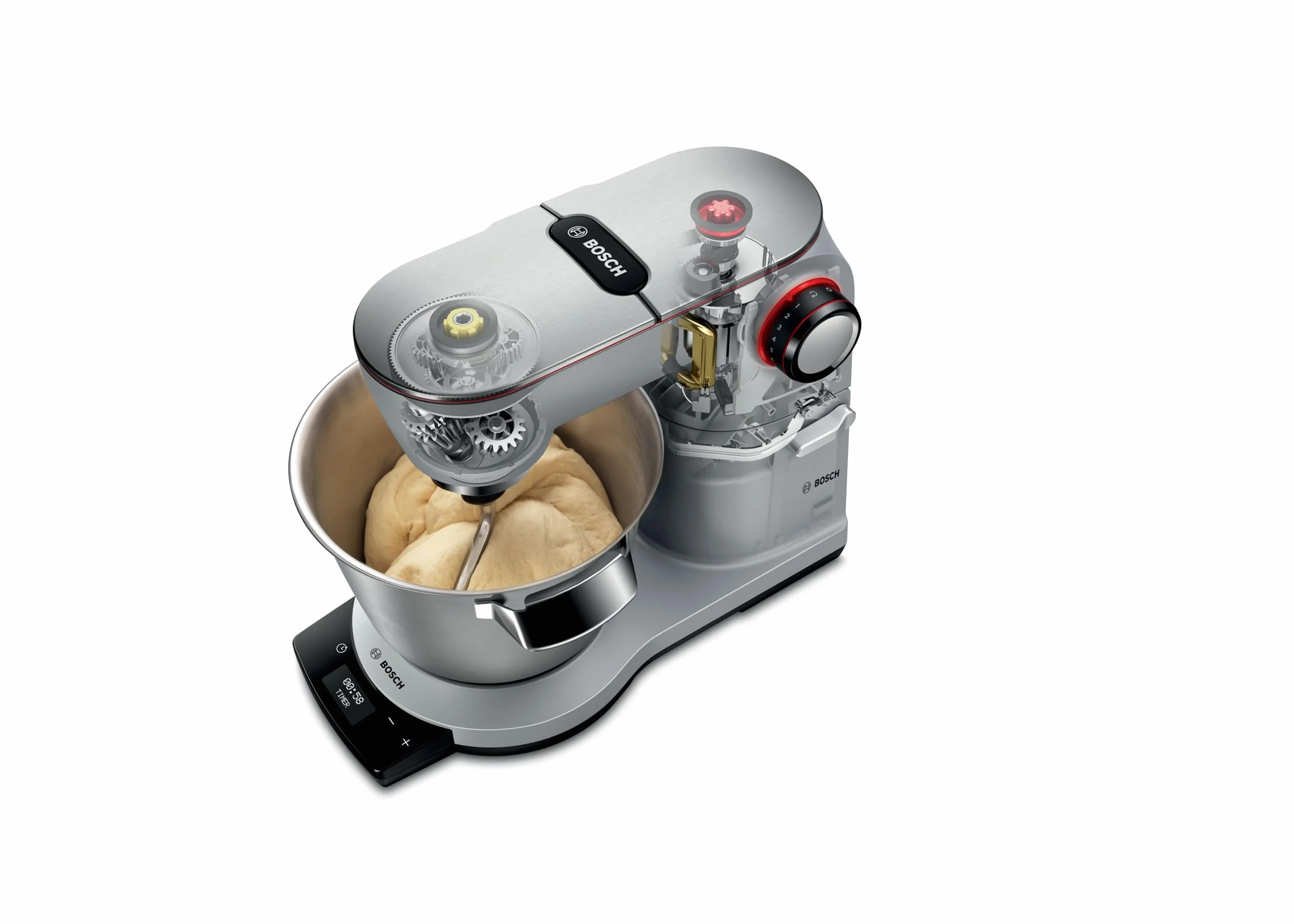 Bosch MUM9AX5S00 Optimum Robot Kuchenny 1600 W 5,5 l Srebrny