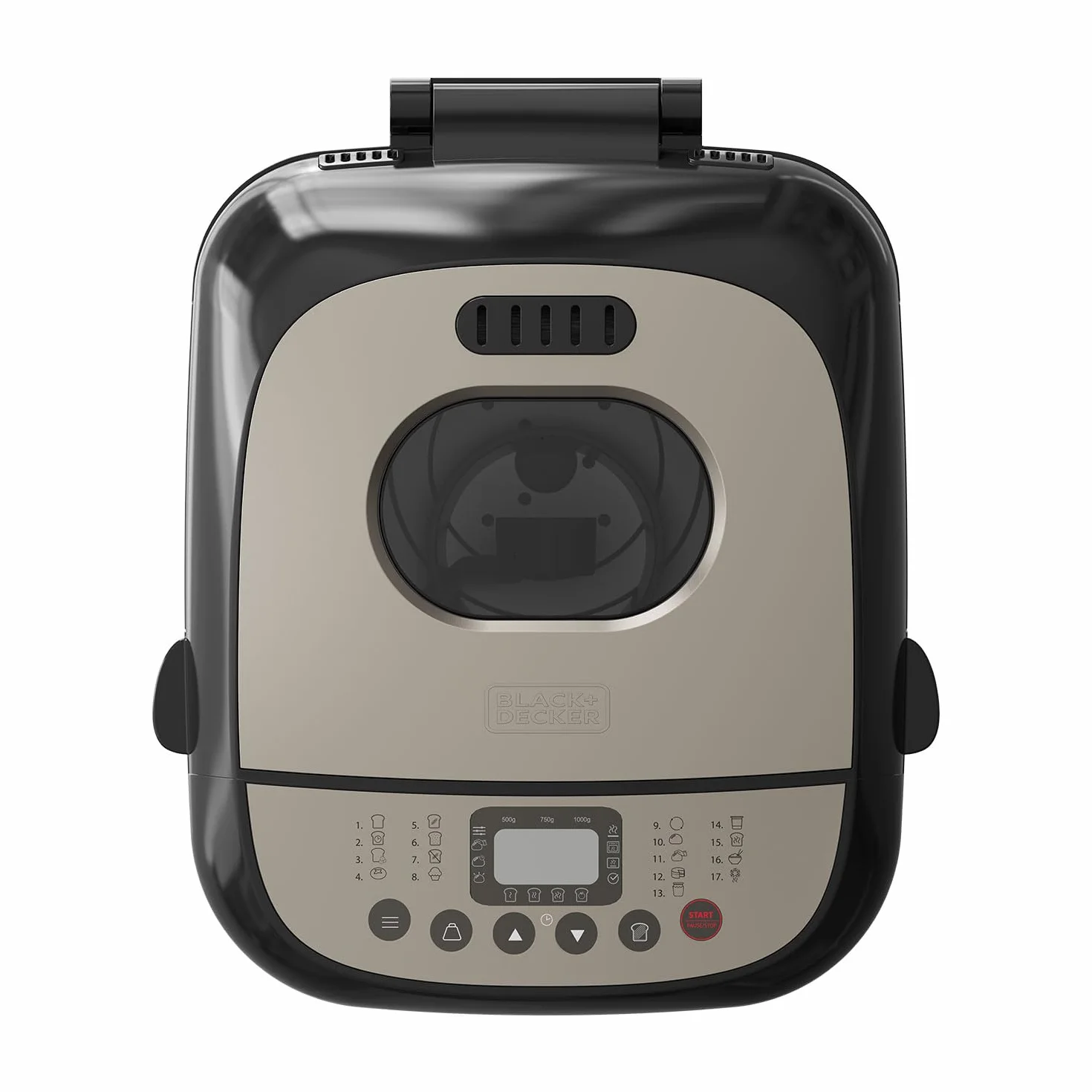 Black+Decker BXBM600E wypiekacz do chleba 600 W 500 g 750 g 1 kg 17 programów programowalny 15 godzin zdejmowane wiadro