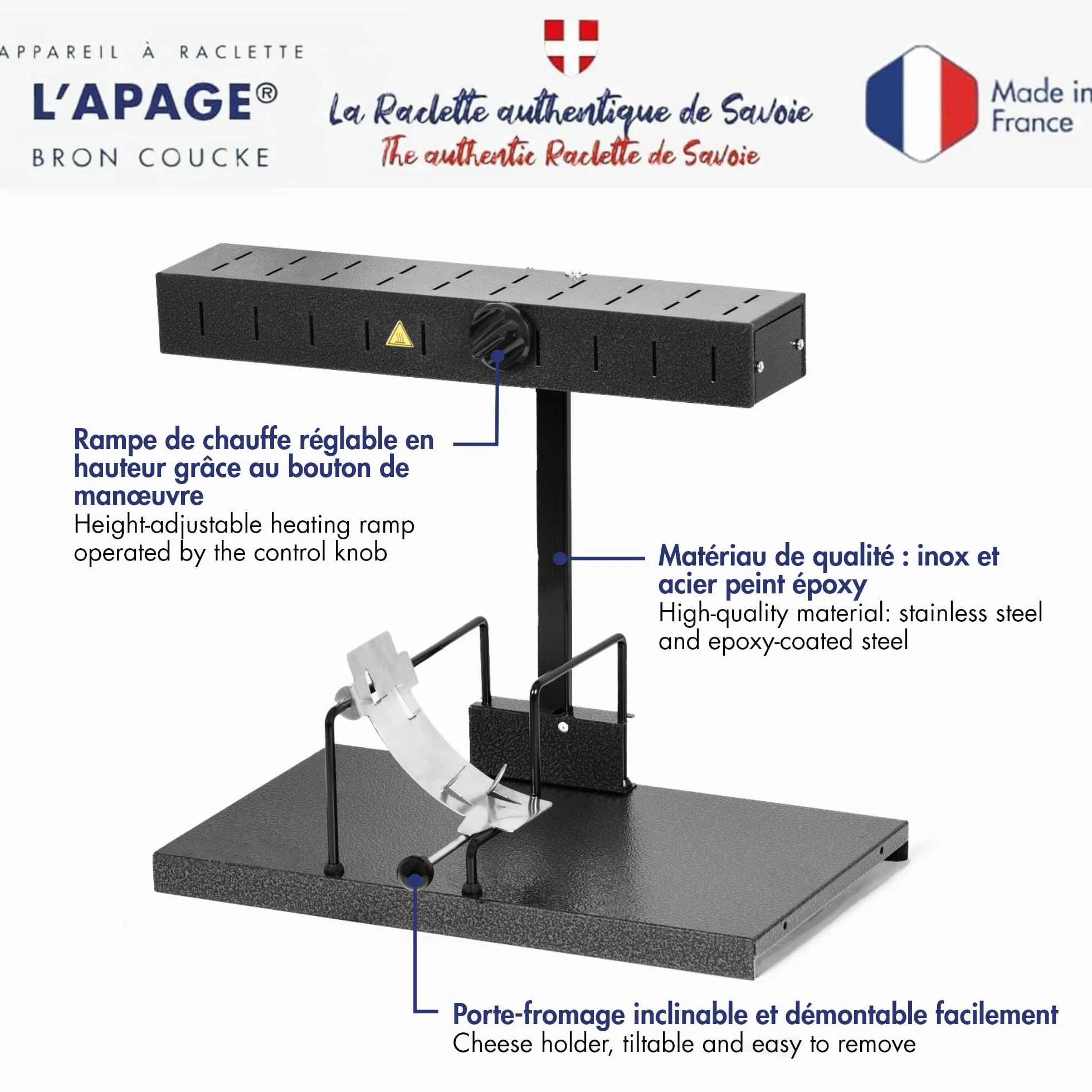 Louis Tellier Alpage® Podpis bazaltowy skrobak dla 6-8 osób, 230 V
