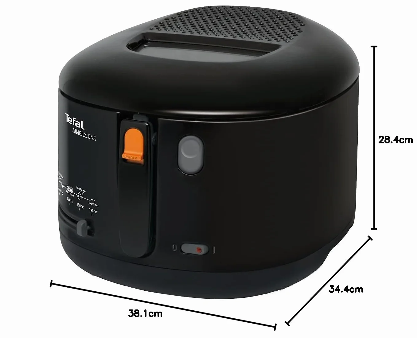 Tefal Simply One Frytkownica, Czarny, XL