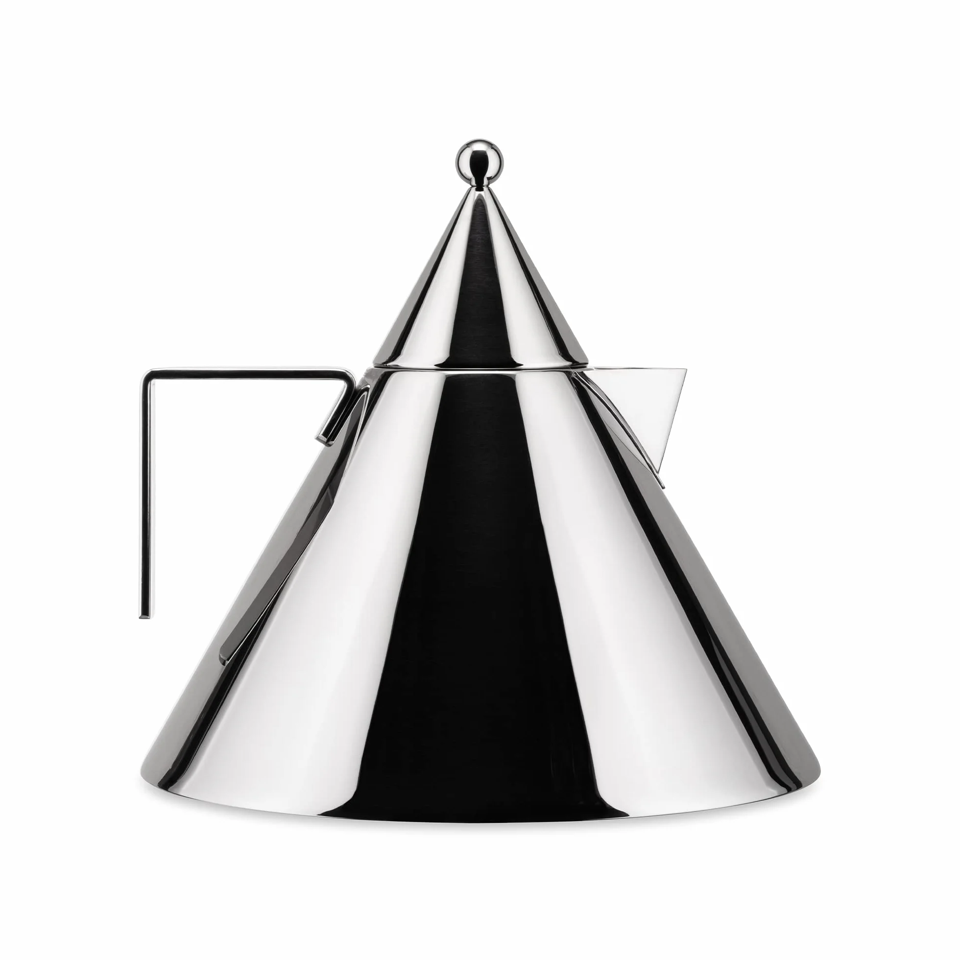 Alessi Il Conico Czajnik, Srebrny, 2l