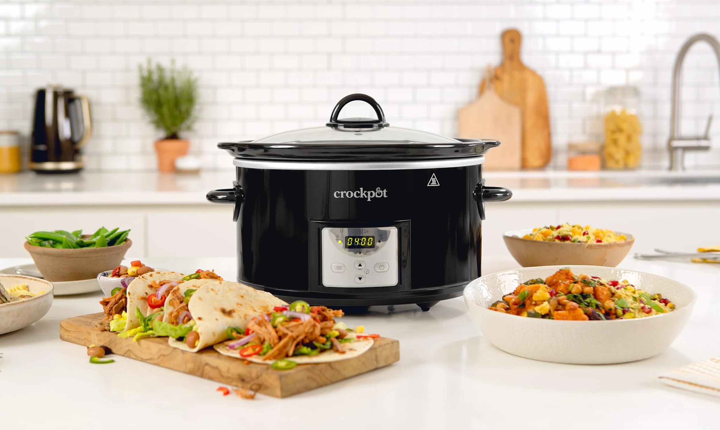 Crockpot cyfrowy wolnowar 3,5 l programowalny timer czarny CSC113X