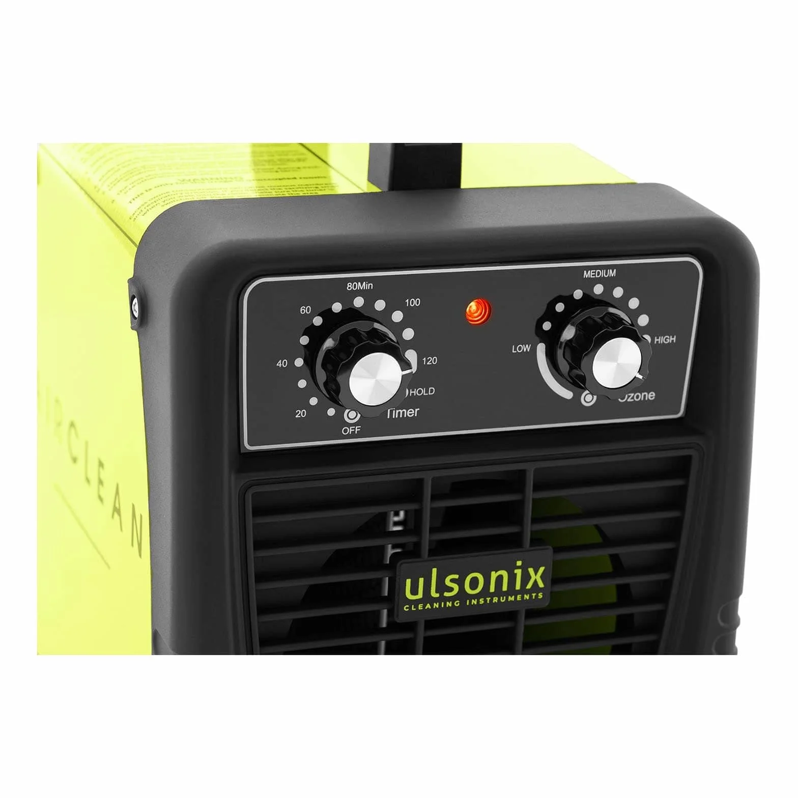 Przemysłowy generator ozonu, oczyszczacz powietrza, sterylizator ozonu, timer 10000 mg/h 95 W AIRCLEAN 10G-ECO (timer 60 min, stal malowana proszkowo, filtr ze stali nierdzewnej)