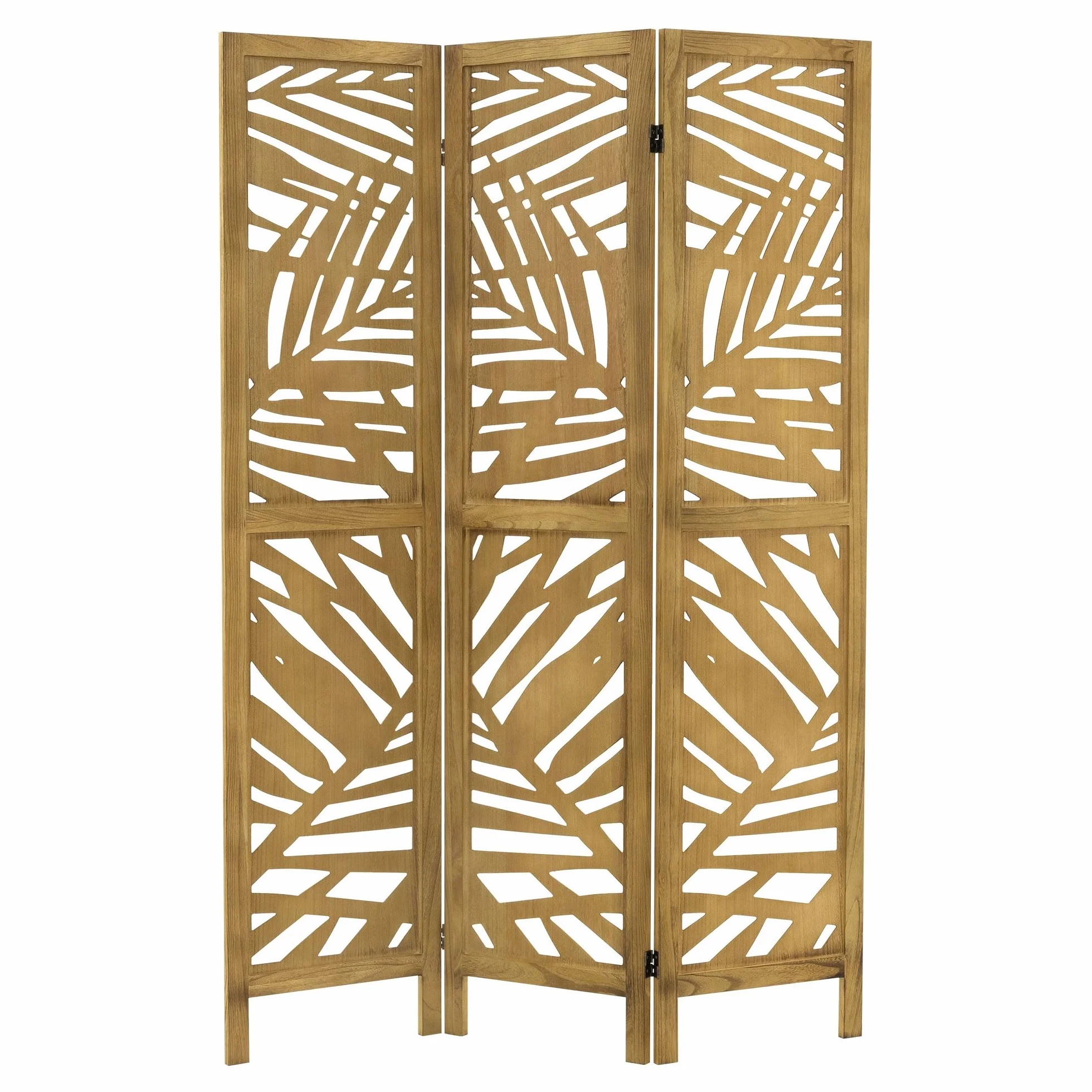 ML-Design Parawan 3-czesciowy Kioto naturalny 170x121 cm Drewniany Skladany Parawan Pokojowy Wolnostojacy Scianka Dzialowa Ekran Prywatnosci Do Przebieralni I Sypialni Panel Oslona Przestrzeni