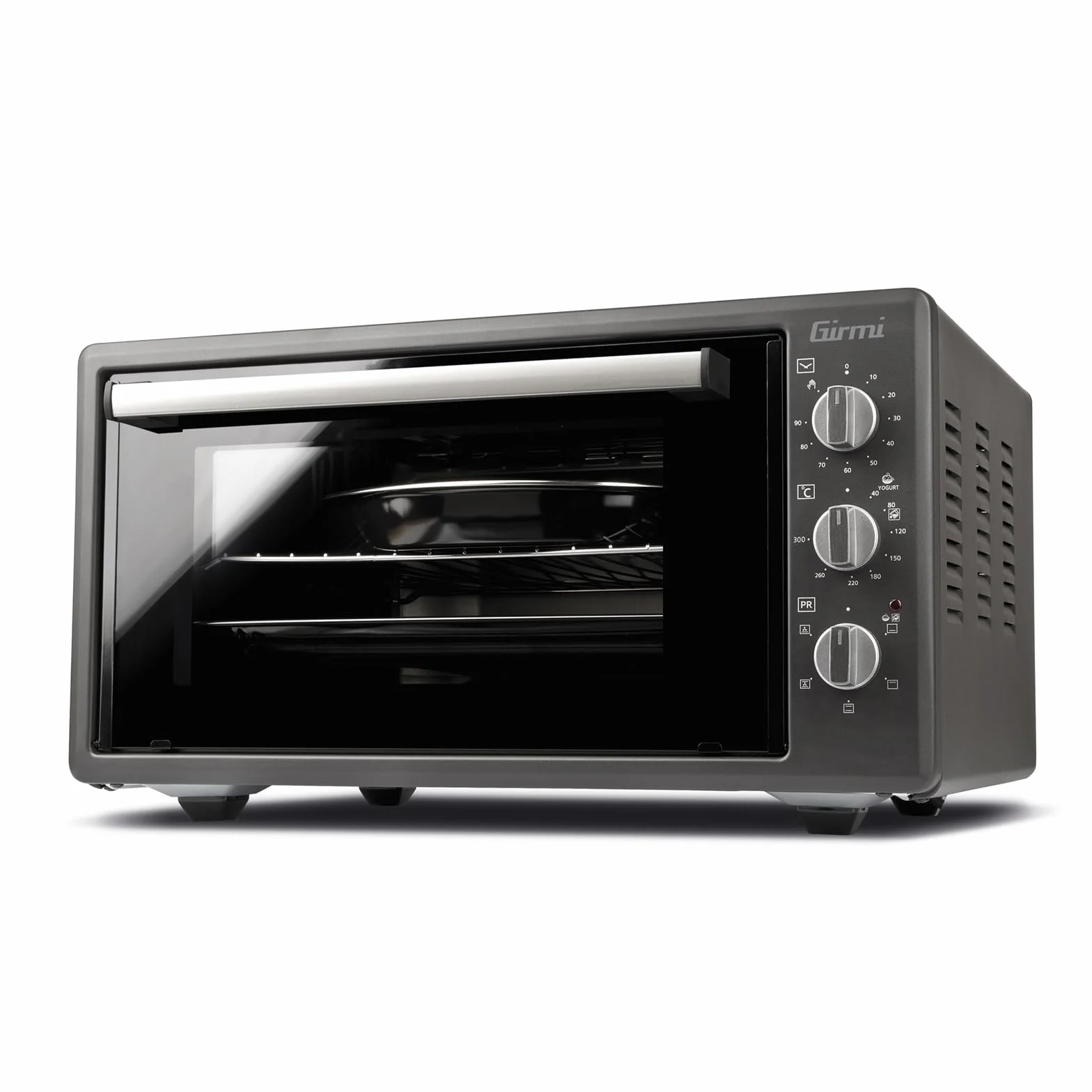 Girmi FE4500 Piekarnik elektryczny 1400 W 45 litrów Grill Termostat Wentylowany Szary antracytowy
