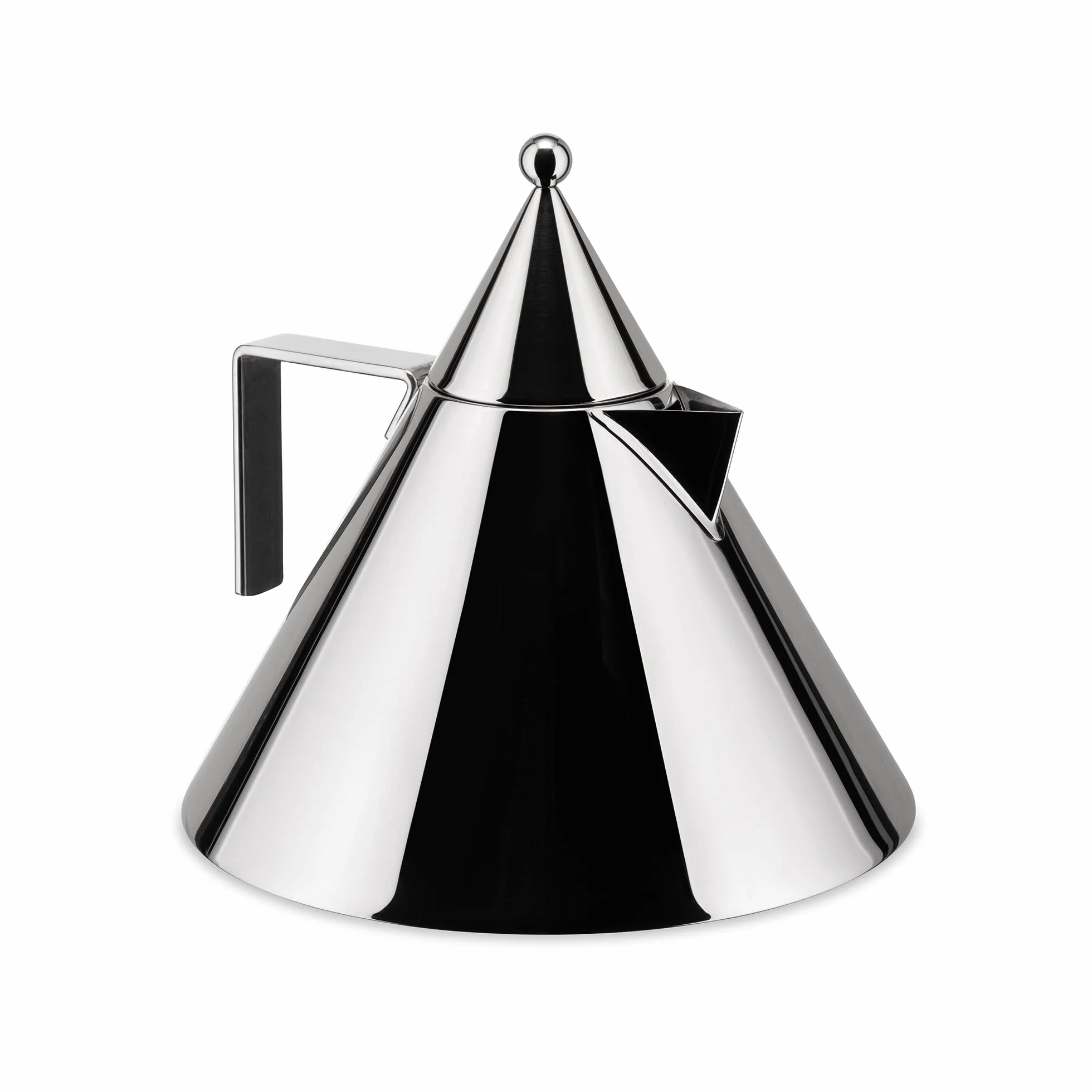 Alessi Il Conico Czajnik, Srebrny, 2l