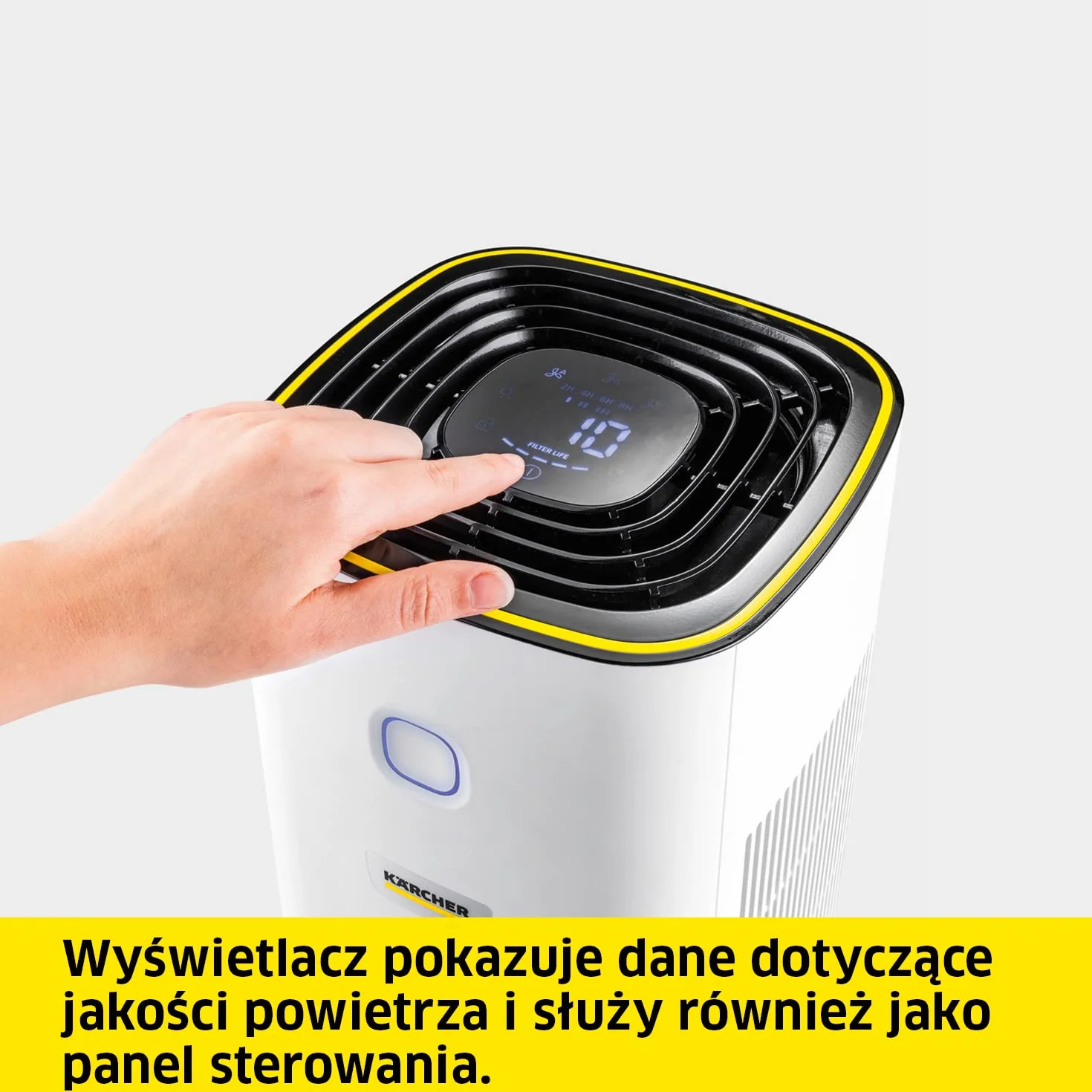 Kärcher Oczyszczacz Powietrza AF 20, 220 m³/h, 20 m², 99.95% Cząsteczek do 0.3 μm
