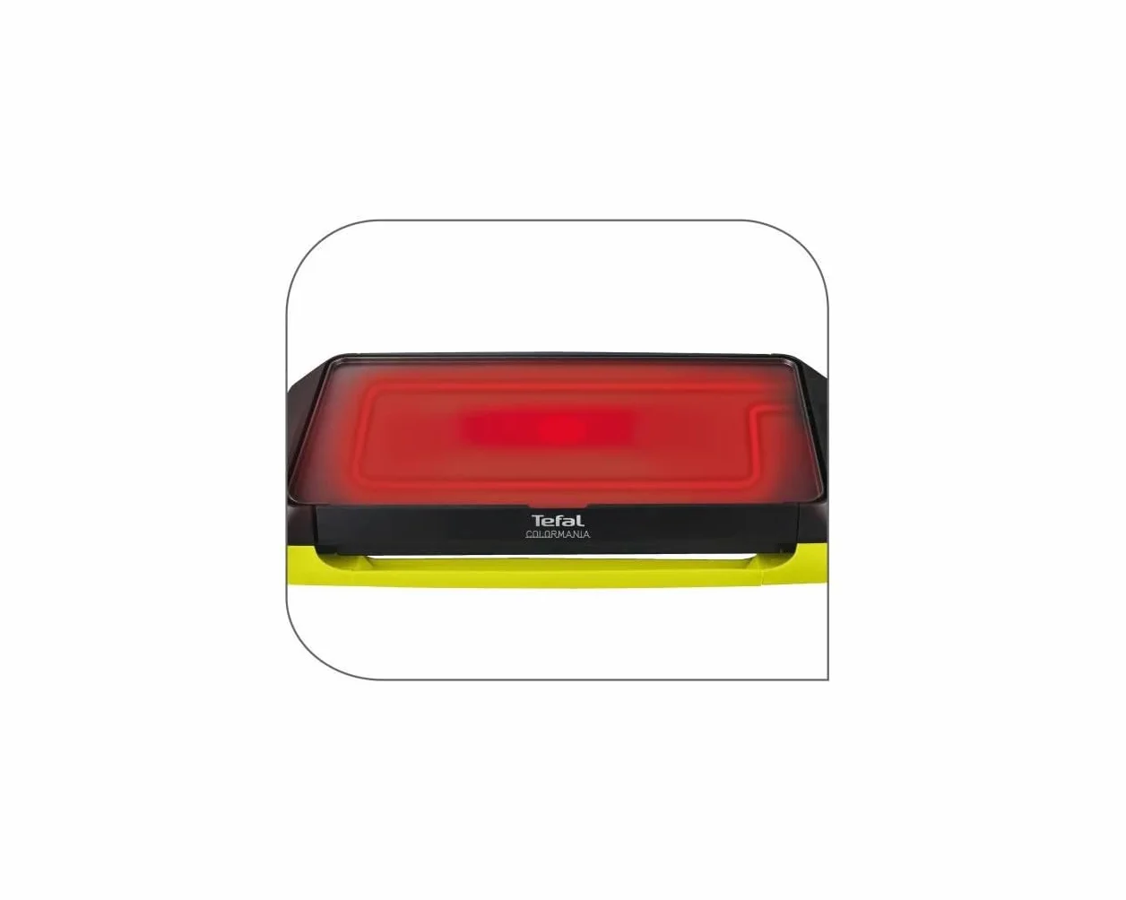 Tefal Colormania CB660301 elektryczna płyta grillowa 2000 W powłoka nieprzywierająca czarna