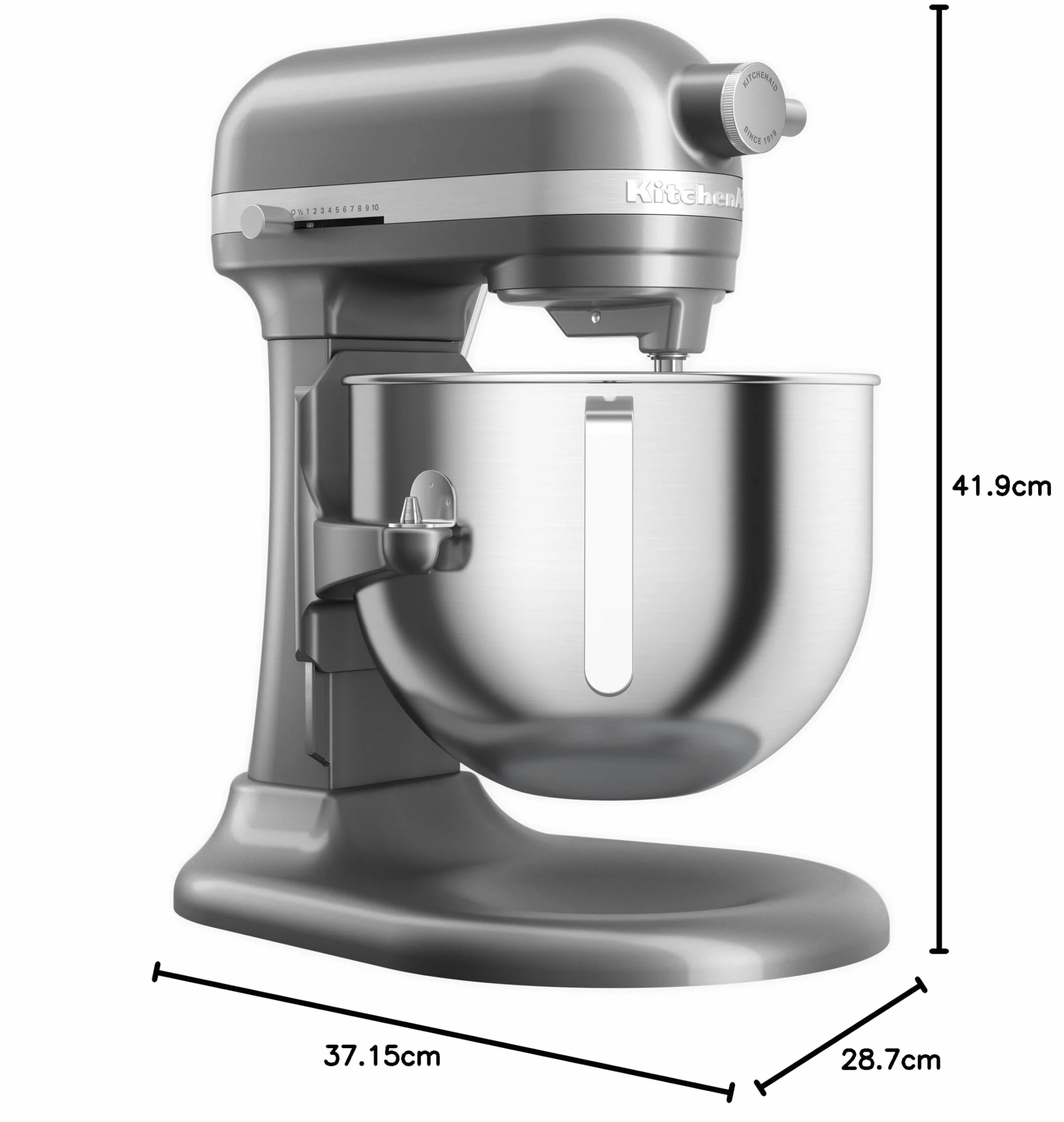 KitchenAid Robot 5KSM70JPXECU 6,6L Srebrny Szary