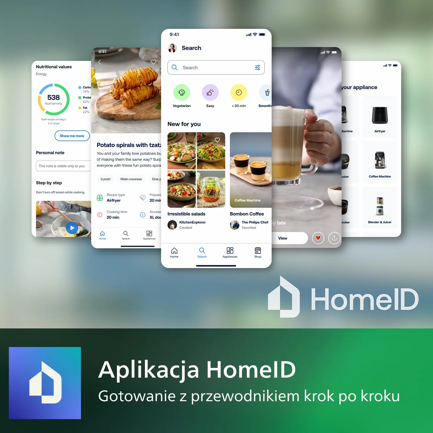 Philips Frytkownica Beztłuszczowa Combi 7000 Seria XXL 8,3 L 2 kg 22-w-1 WiFi Rapid CombiAir HD9876/90 Czarny