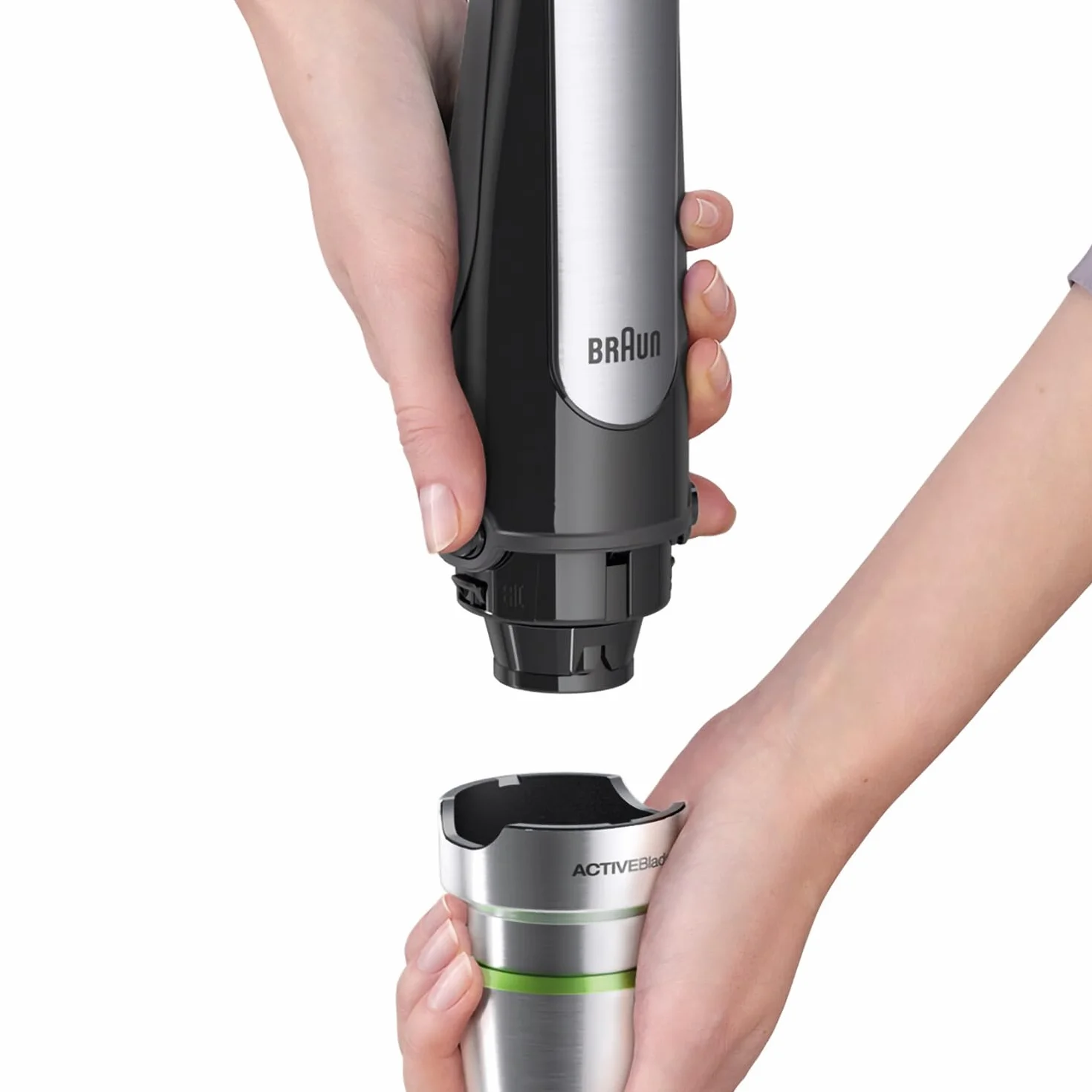 Braun Activeblade Blender Ręczny, Czarny/Srebrny, 500 ml