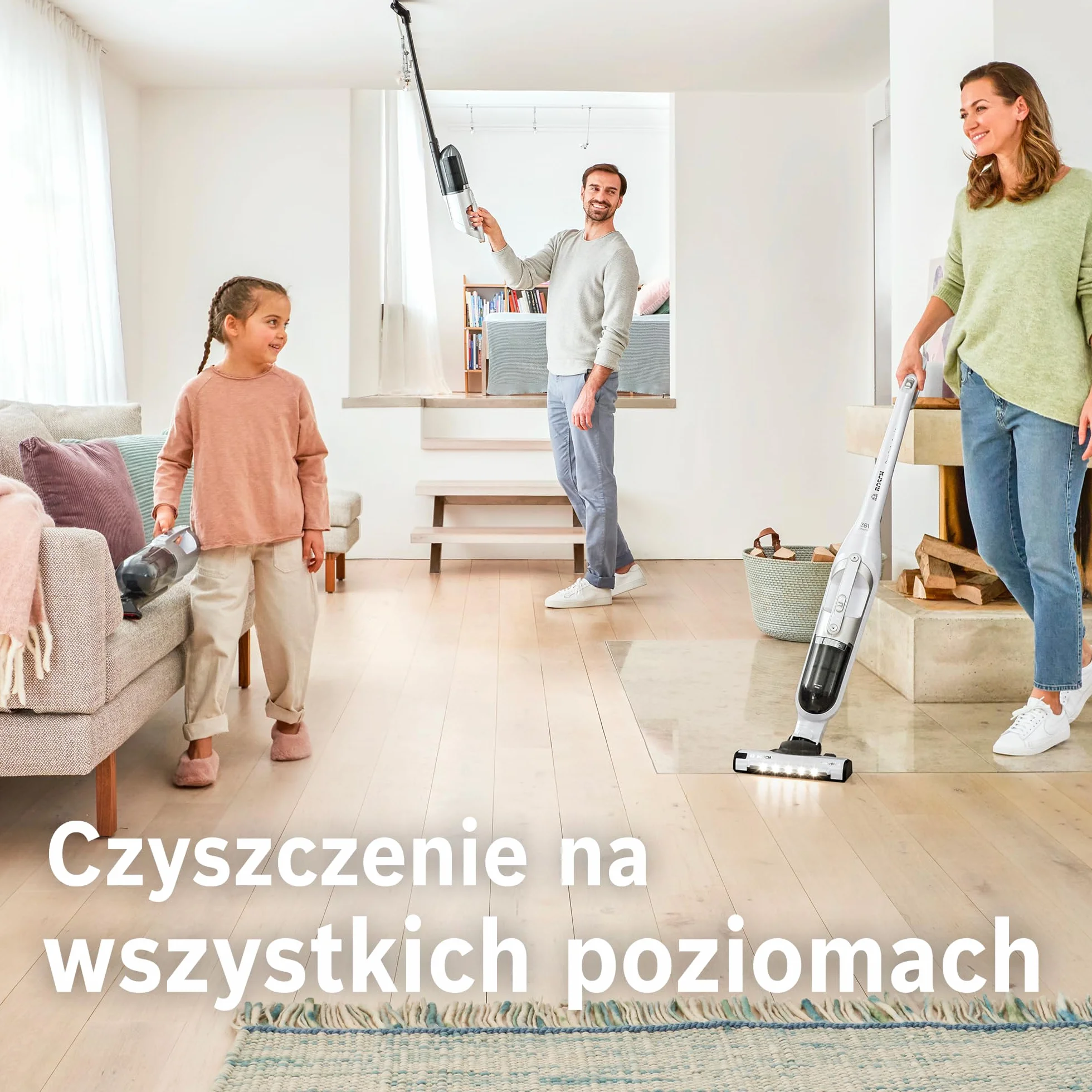 Bosch, Flexxo Gen2 Serie 4, 28 Vmax, 2w1, bezprzewodowy, bezworkowy, odkurzacz ręczny i pionowy, zintegrowane akcesoria, polar white metallic, BBH3ALL28