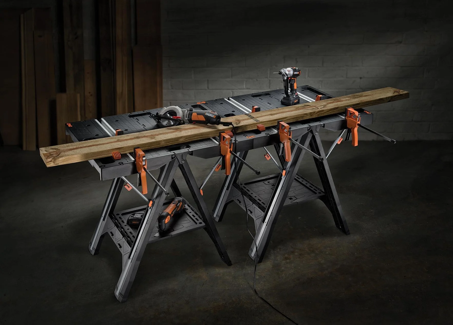 Worx Pegasus WX051 Składany Stół Roboczy z Szybkimi Zaciskami