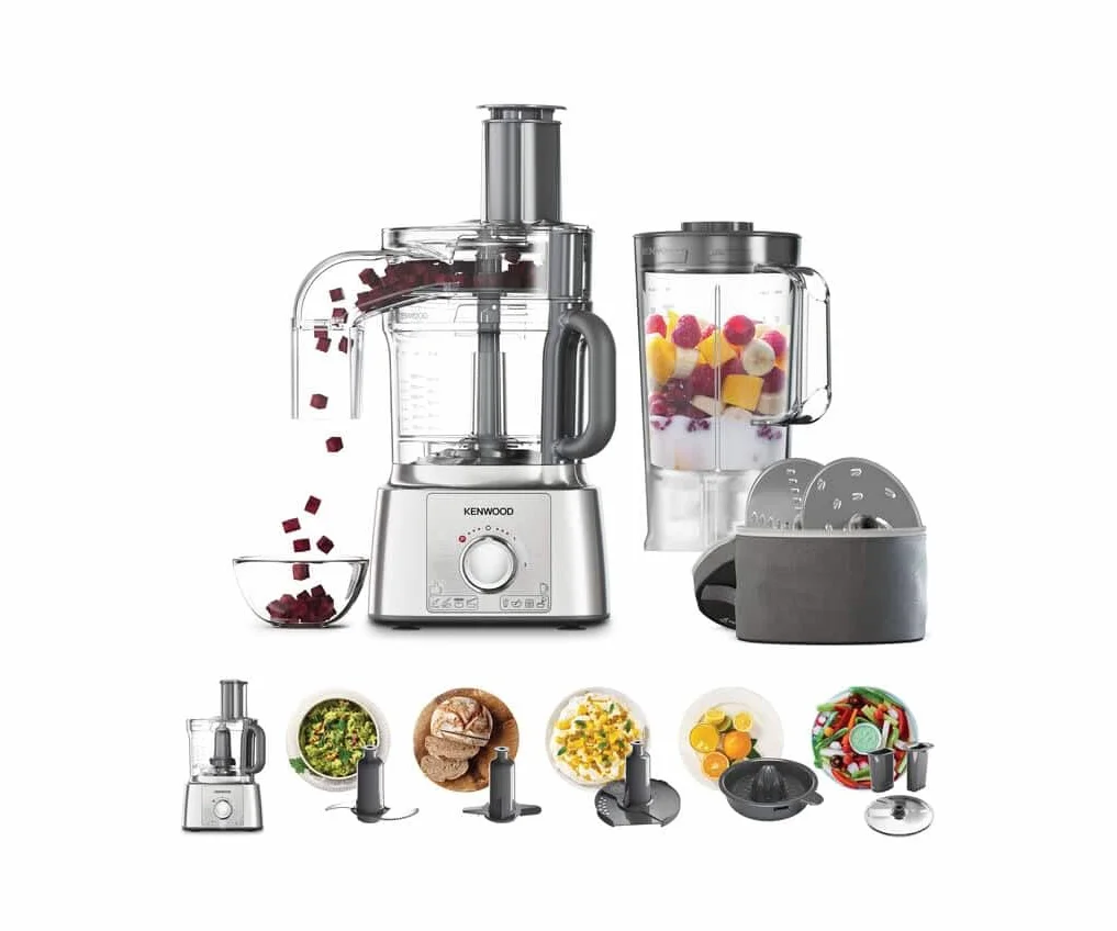 Kenwood MultiPro Express Robot kuchenny FDP65.820SI 1000W 3L 2 prędkości srebrny