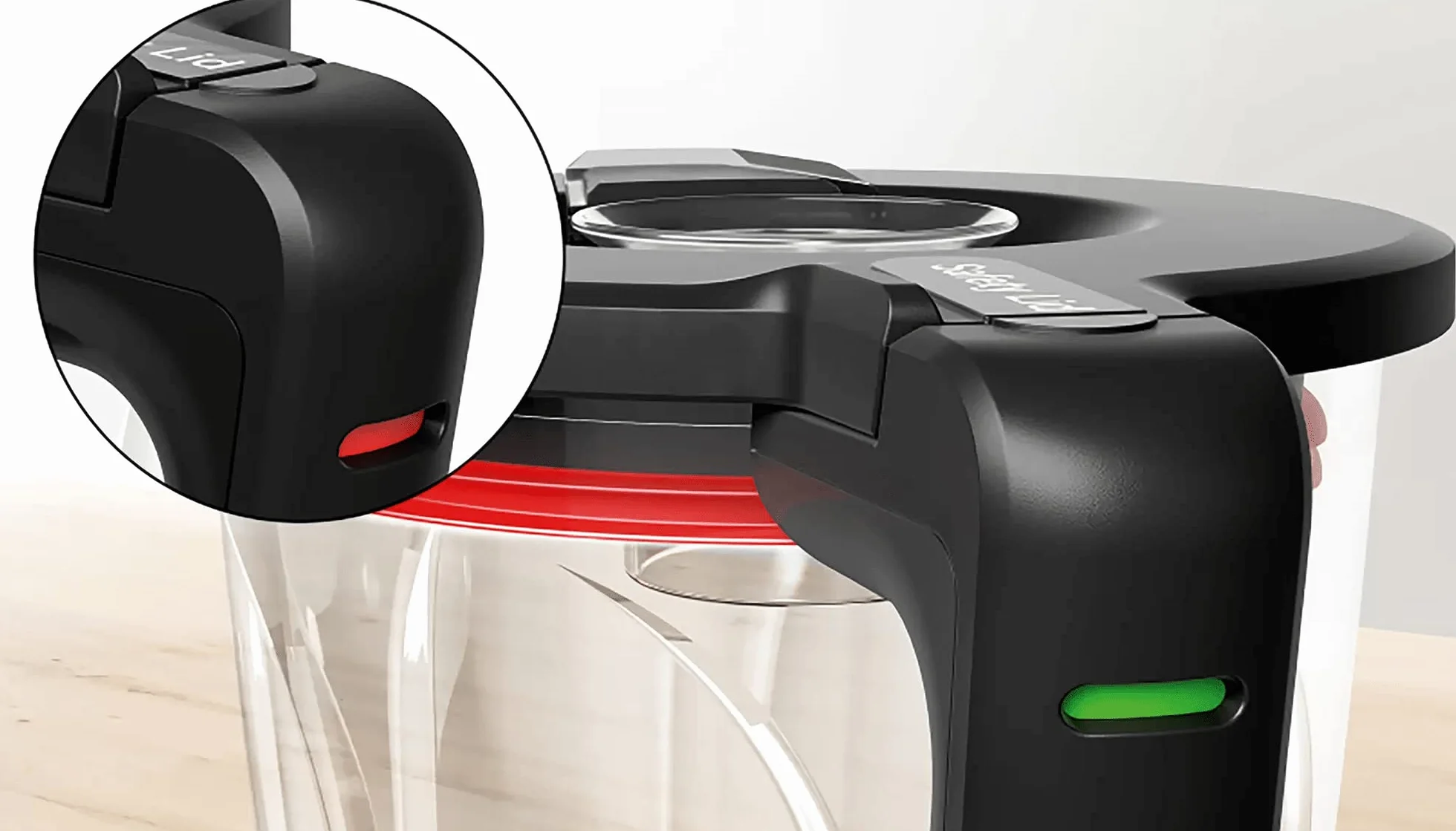 Bosch VitaPower seria 4 MMB6382M, ostrza ze stali nierdzewnej, wyprodukowano w Niemczech, szklany pojemnik ThermoSafe, popychacz, pokrywka bezpieczeństwa, części nadające się do mycia w zmywarce, 30