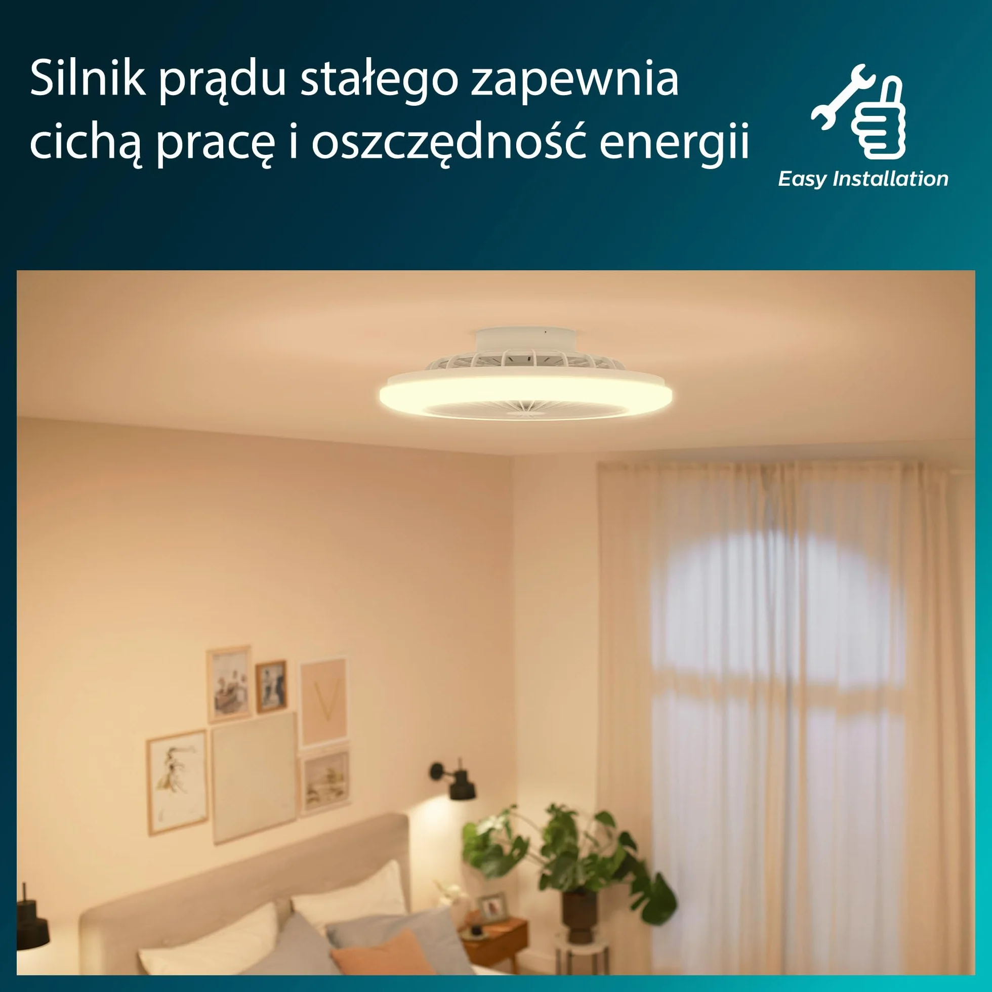 Philips Lampa Sufitowa Biały φ485 mm