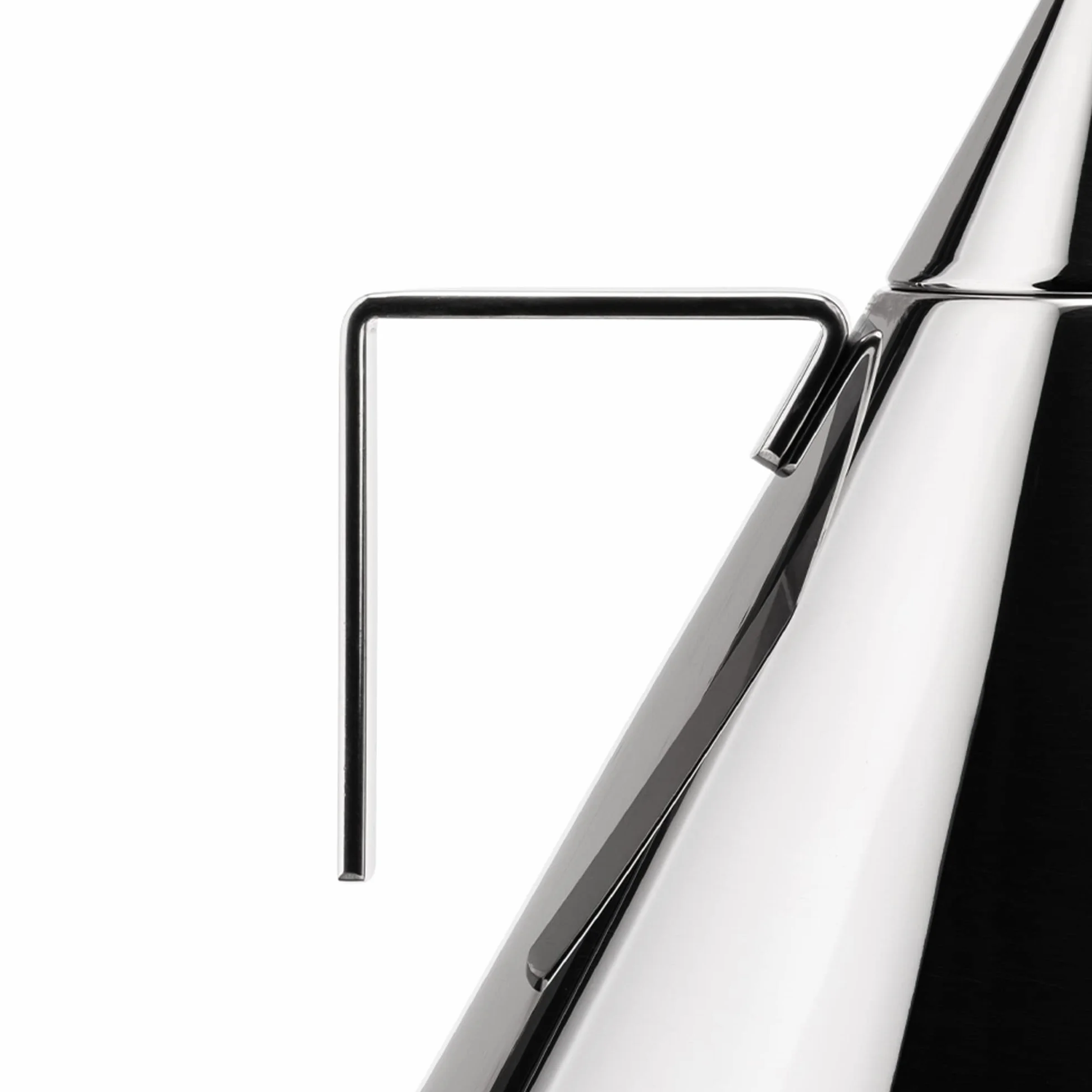 Alessi Il Conico Czajnik, Srebrny, 2l