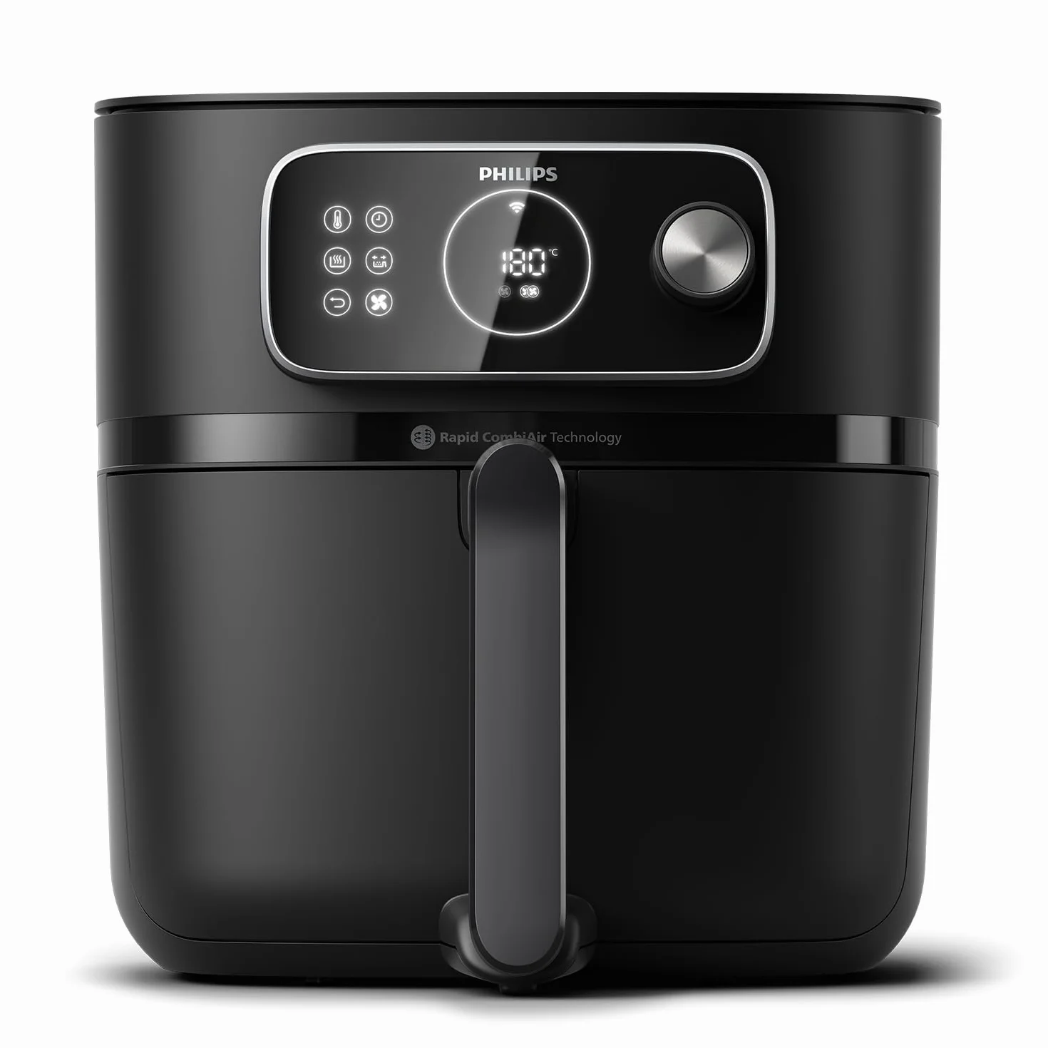 Philips Frytkownica Beztłuszczowa Combi 7000 Seria XXL 8,3 L 2 kg 22-w-1 WiFi Rapid CombiAir HD9876/90 Czarny
