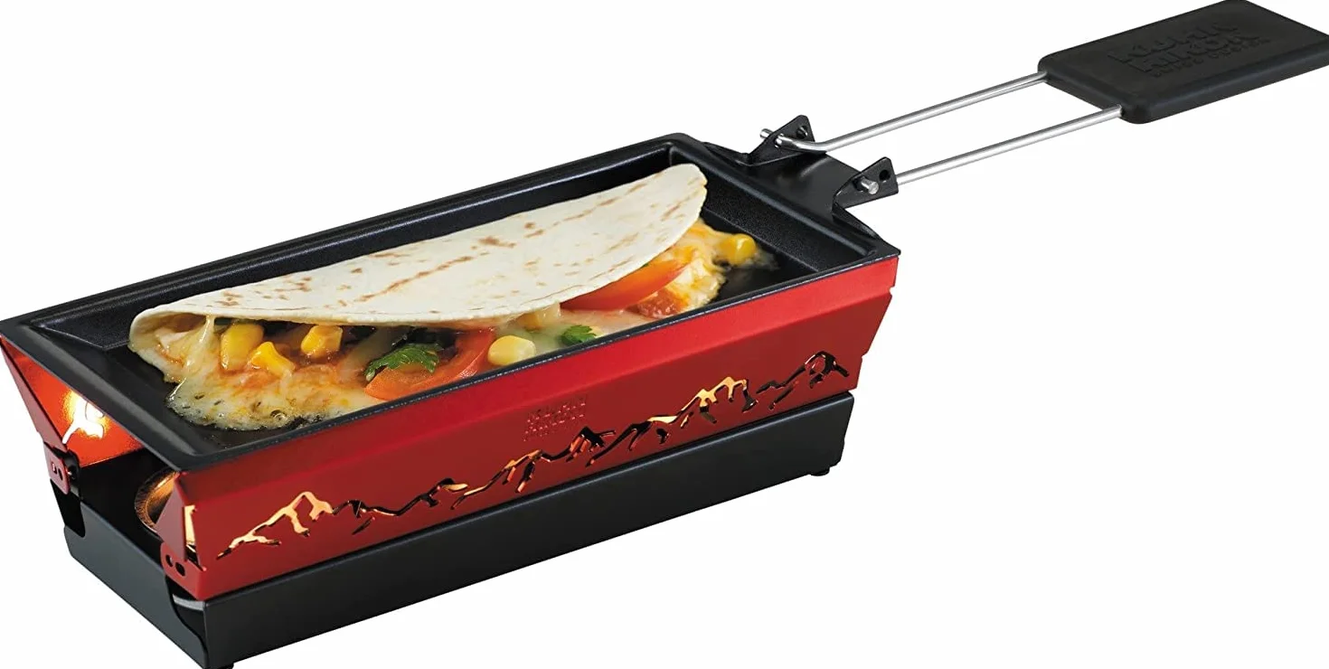 Kuhn Rikon 32172 Mini Raclette Alpine Glow Red stal 9 x 9 x 20 cm