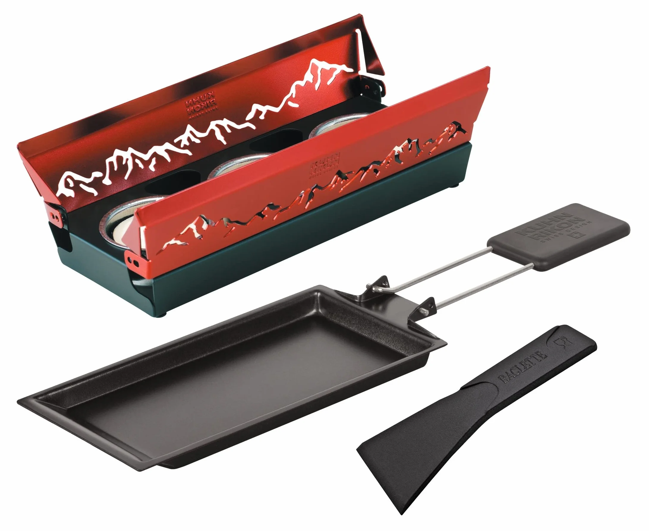 Kuhn Rikon 32172 Mini Raclette Alpine Glow Red stal 9 x 9 x 20 cm
