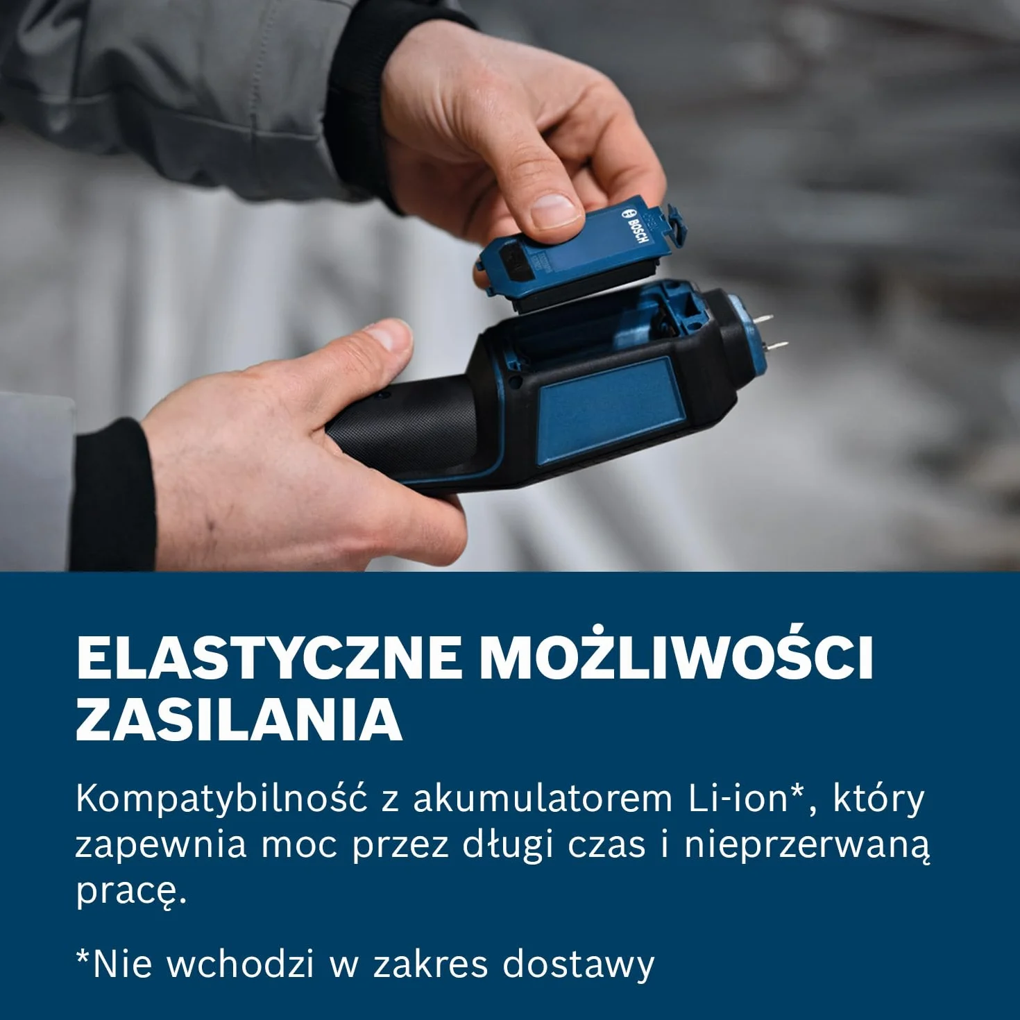 Bosch Professional Wilgotnościomierz GMP 2-15 z pinami (mierzy 37 rodzajów drewna i 10 rodzajów materiałów budowlanych, zintegrowany termohigrometr, stopień ochrony IP65, 2 baterie AA, pokrowiec)