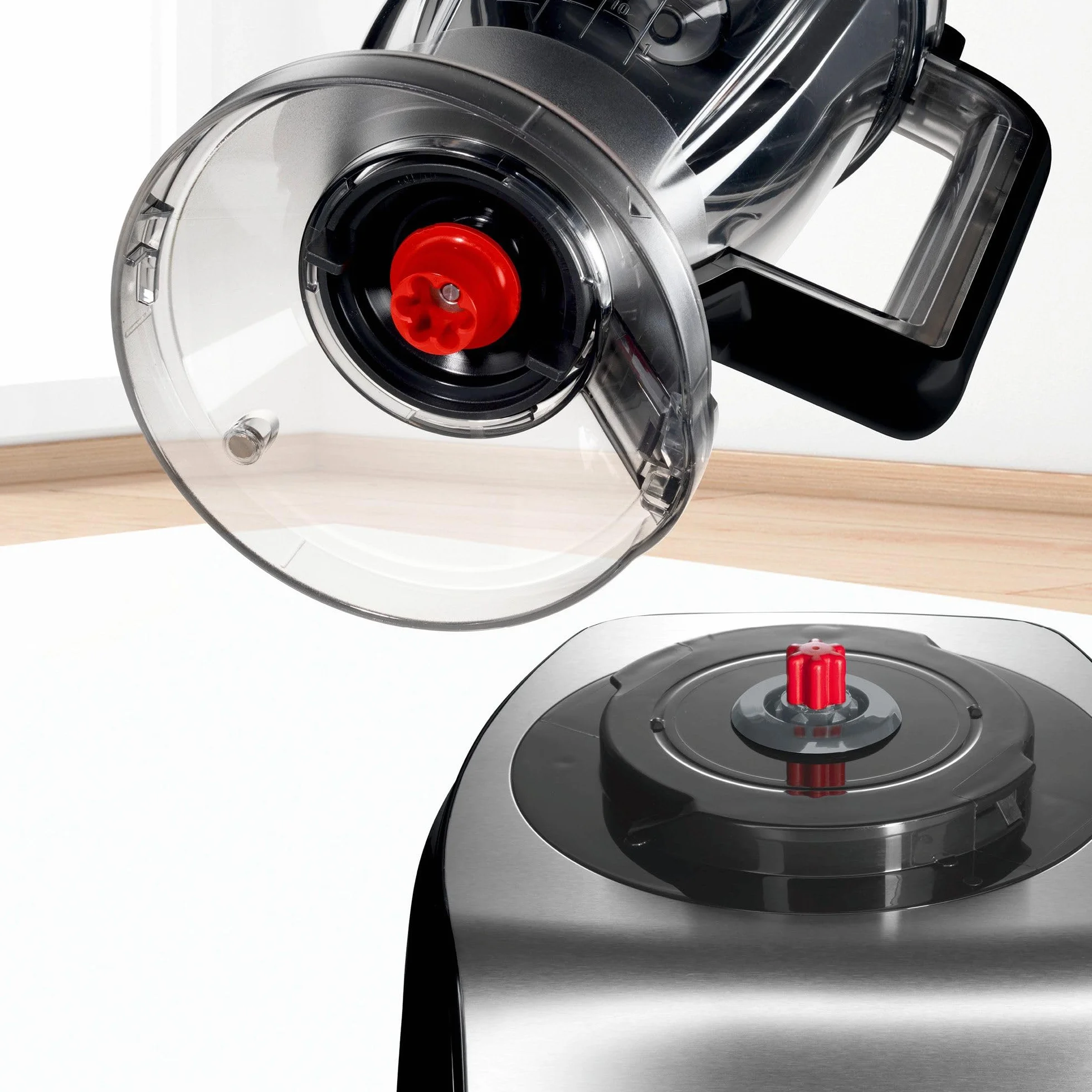 Bosch MultiTalent 8, Robot kuchenny z tarczą do frytek i młynkiem do ziaren, 1250 W, duża misa 3,9 l, mikser 1,5 l, wyciskarka do cytrusów, wyświetlacz LED, MC812M844, biały, szczotkowana stal