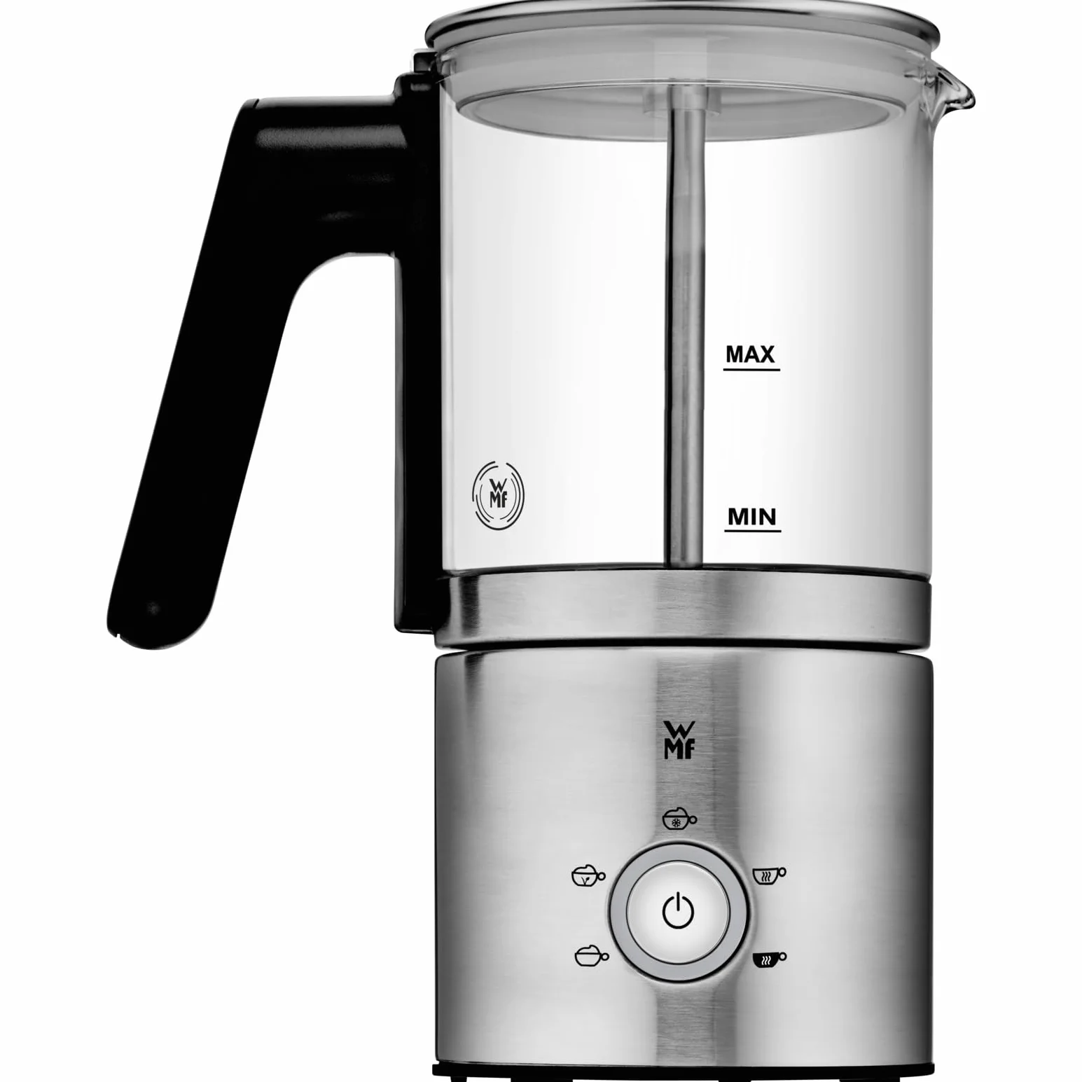 WMF Lono spieniacz do mleka elektryczny 150-250 ml 650 W ekran dotykowy podgrzewacz do mleka